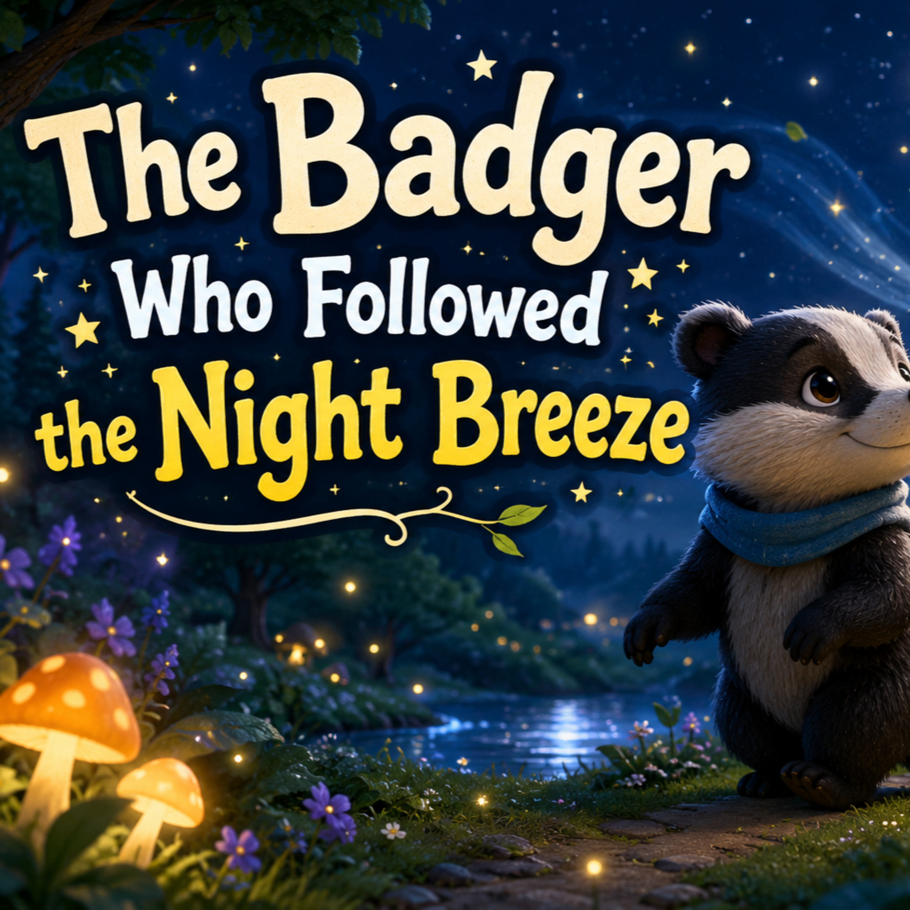 Deep Sleep Story: The Soft Toasted-Earth Grey Badger and the Night Breeze | Bedtime Dreamy Paws episode artwork