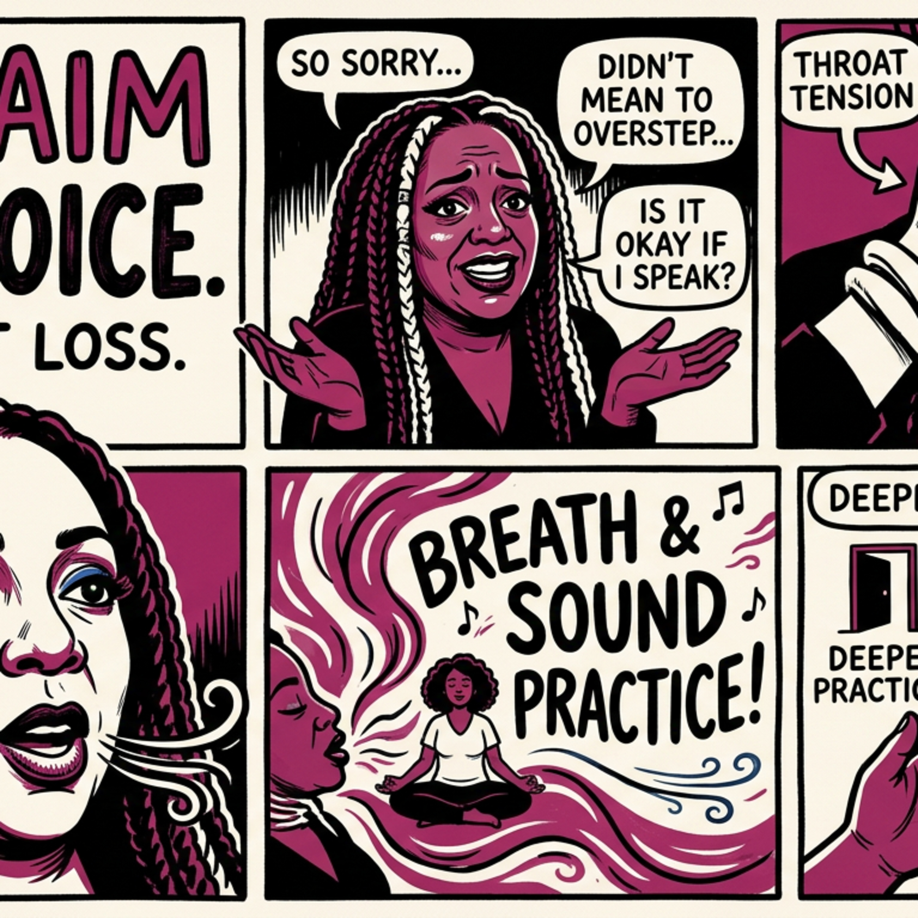 Voice, Boundaries & Quiet Power ; a short breathe & humming practice to reclaim your voice episode artwork