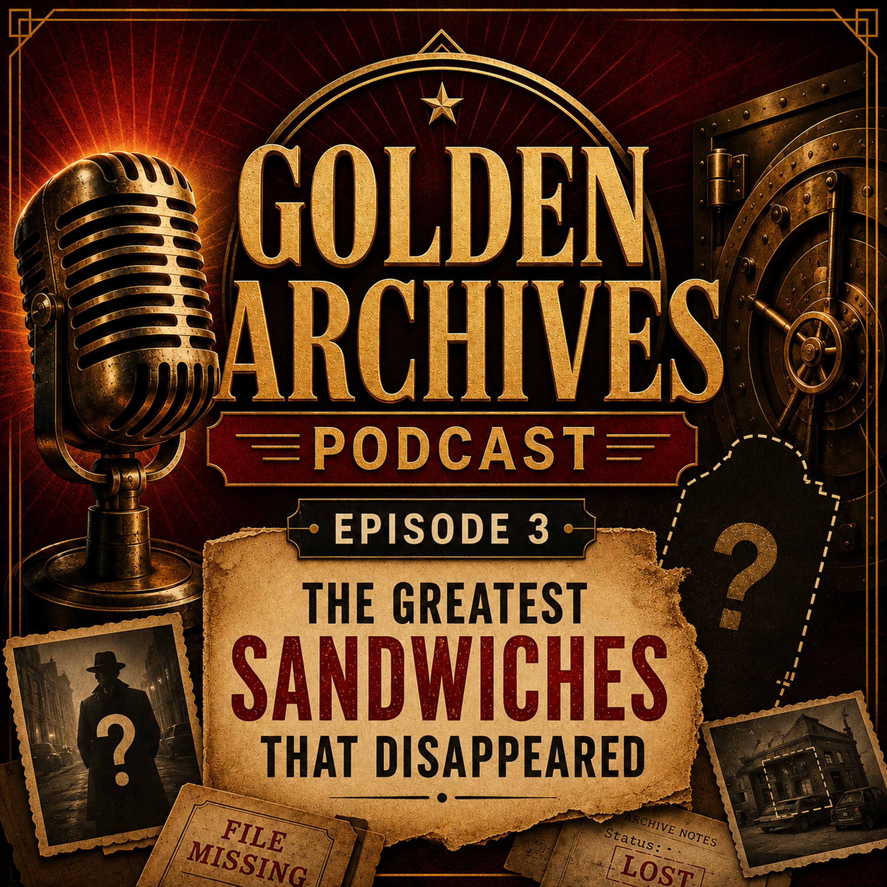 Episode 3: The Greatest Sandwiches That Disappeared episode artwork