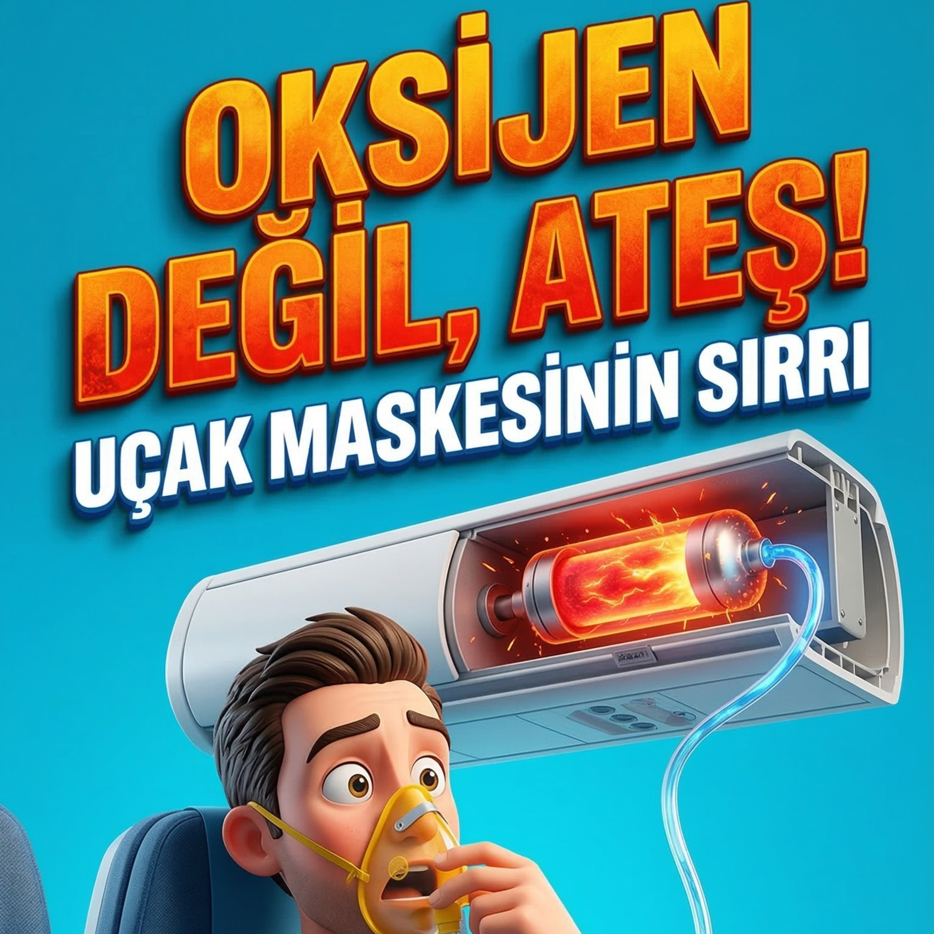 Uçak Maskelerinde Neden Oksijen Tüpü Yok? (Mühendislik Sırrı) episode artwork
