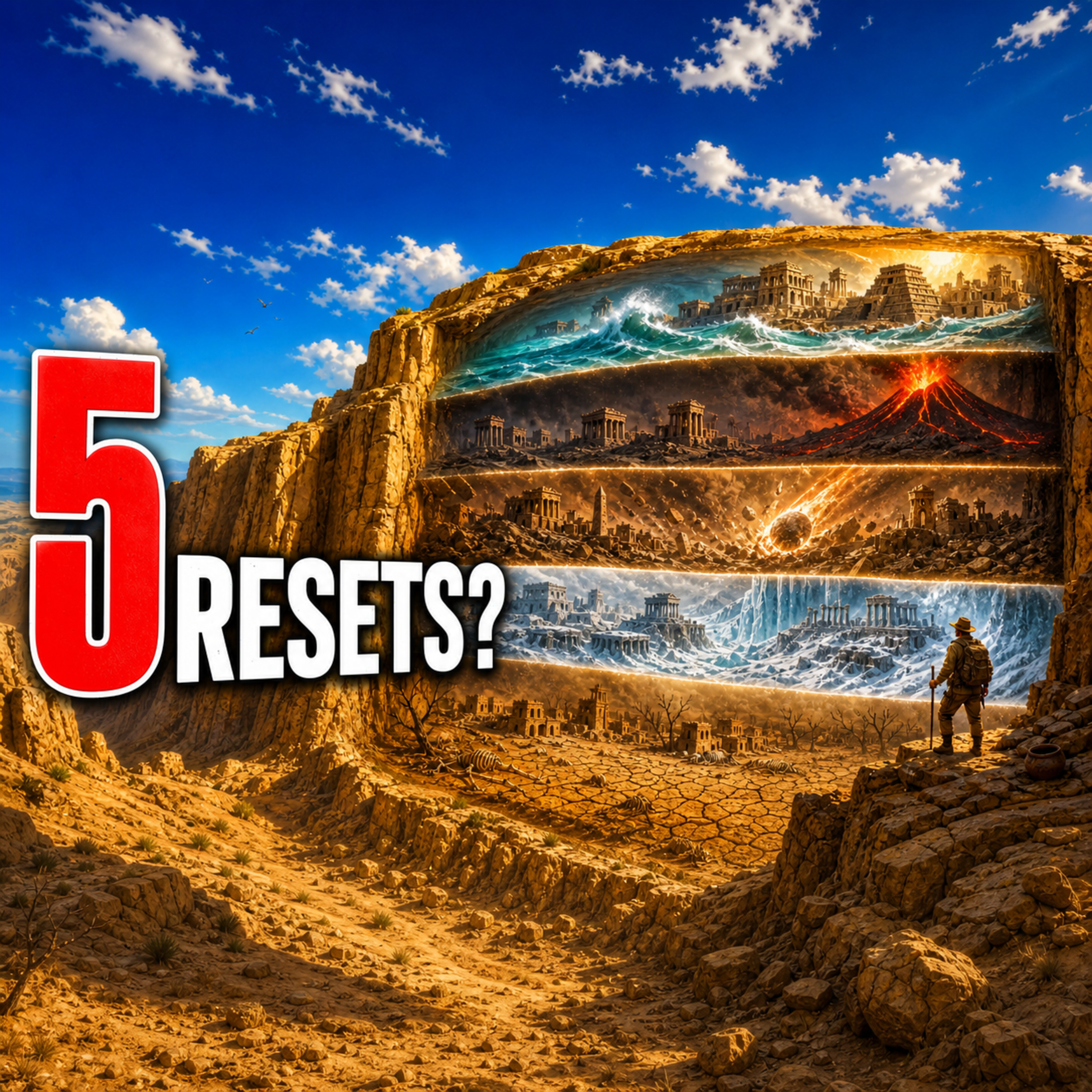 The 5 Global Catastrophes That RESET Civilization & Why We Remember NONE of Them | History for Slee episode artwork