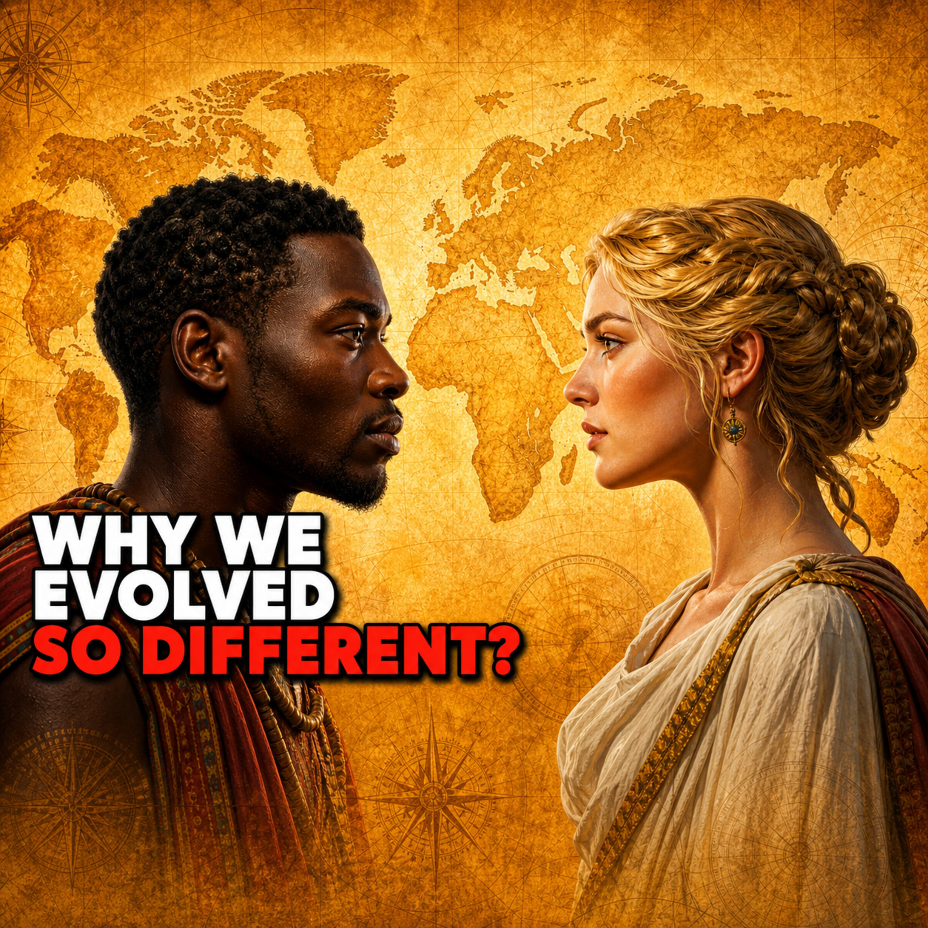The REAL Reason Europeans And Africans Evolved So Differently | History for Sleep episode artwork