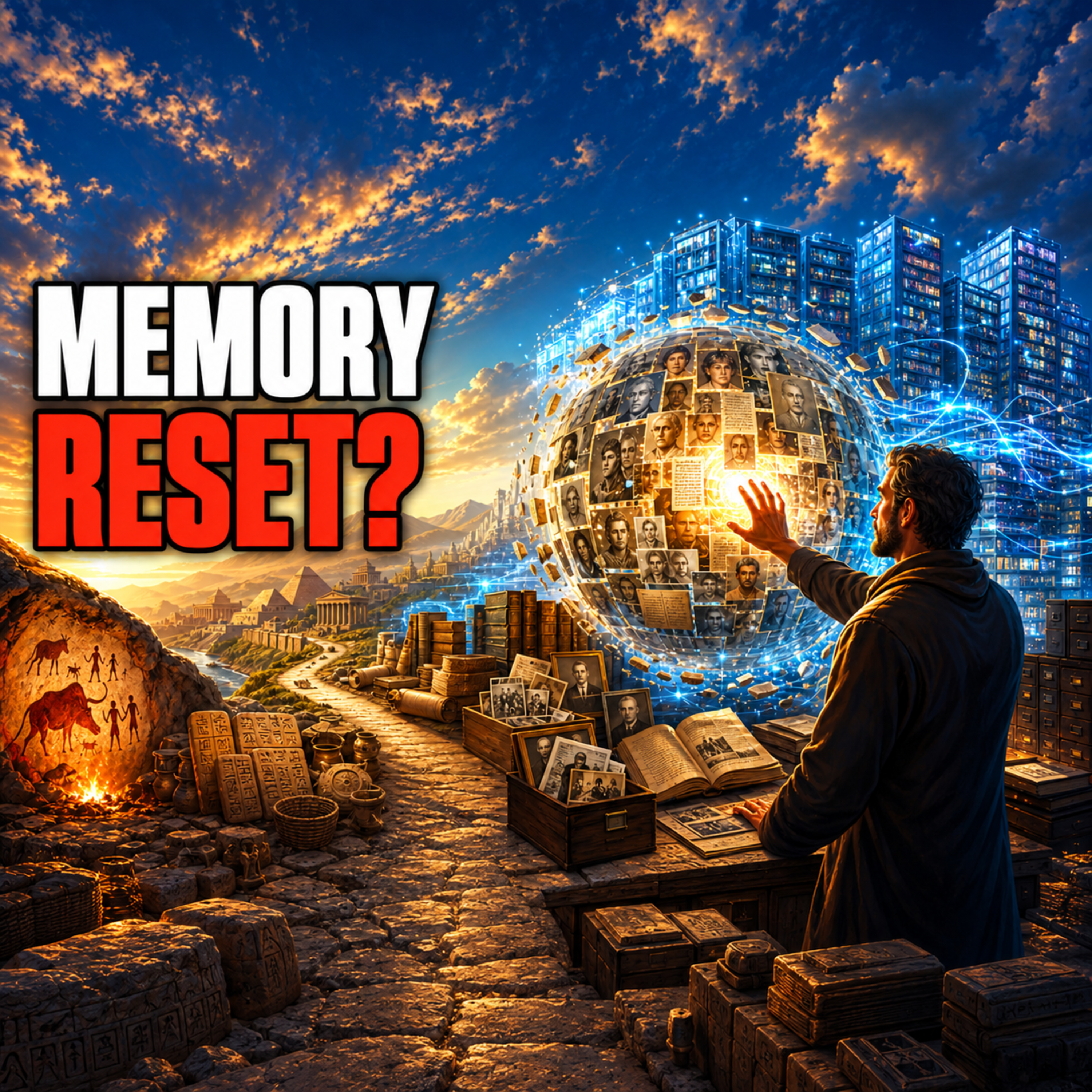 AI Is REWRITING Human Memory - A Slow Civilization Reset Is Already Underway | History for Sleep episode artwork