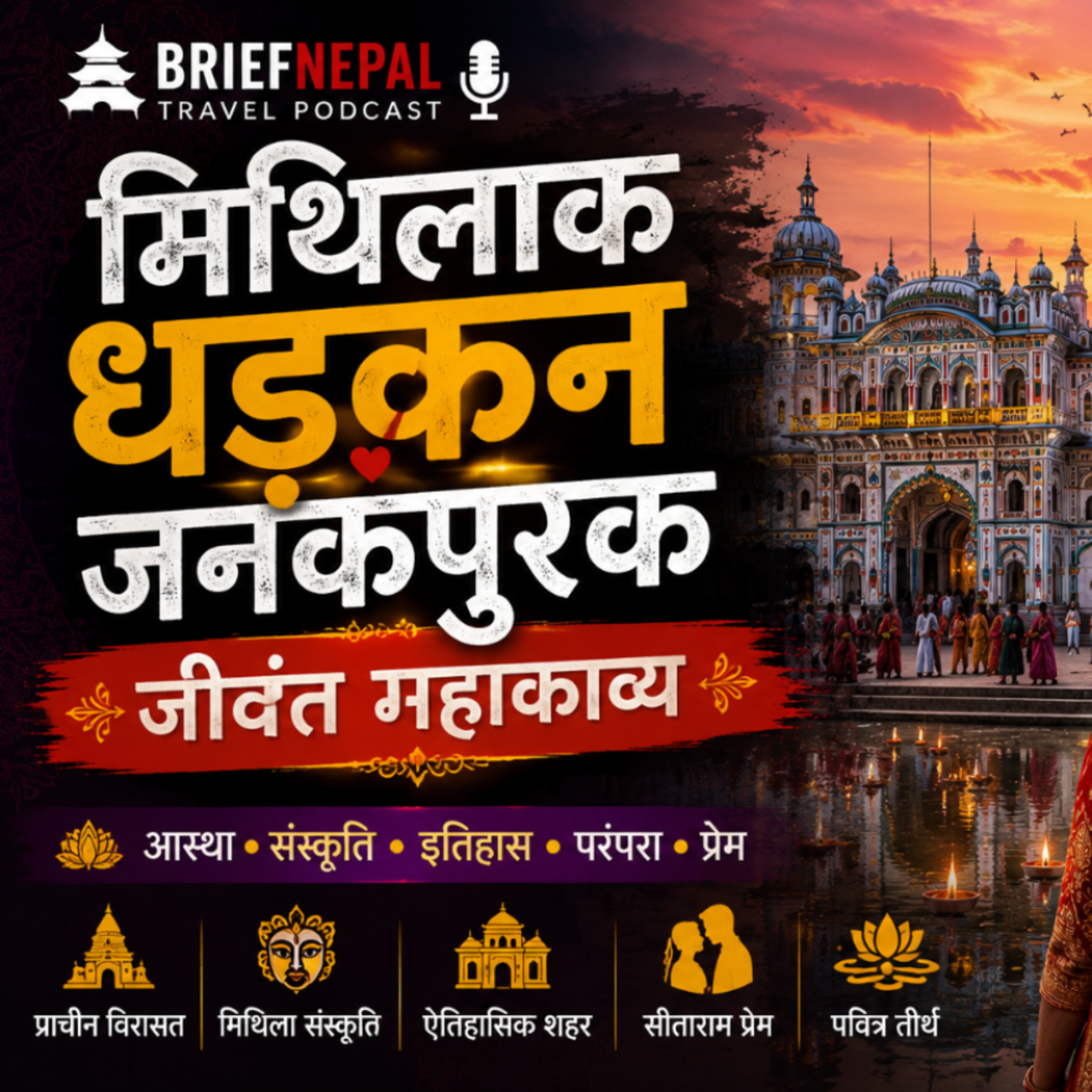 Janaki Mandir, Janakpur | The Living Epic of Mithila & the Sacred Home of Goddess Sita — episode cover
