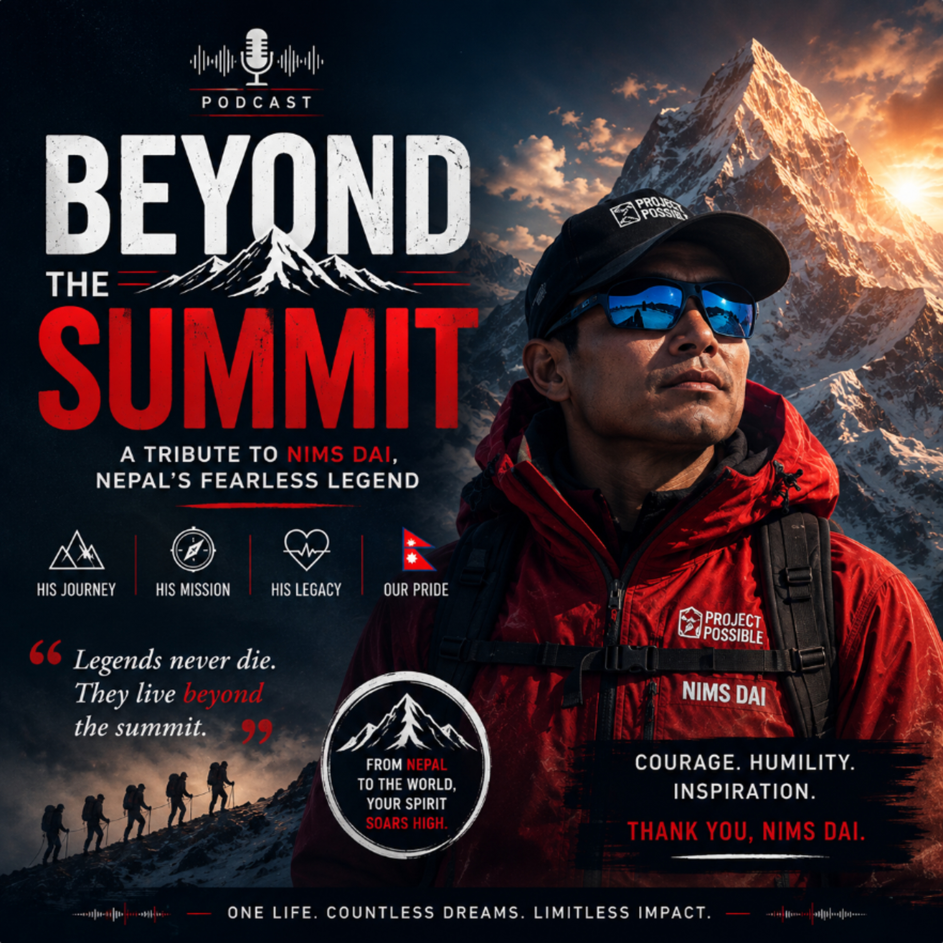 🎙️ Beyond the Summit | A Tribute to Nims Dai, Nepal's Fearless Legend — episode cover