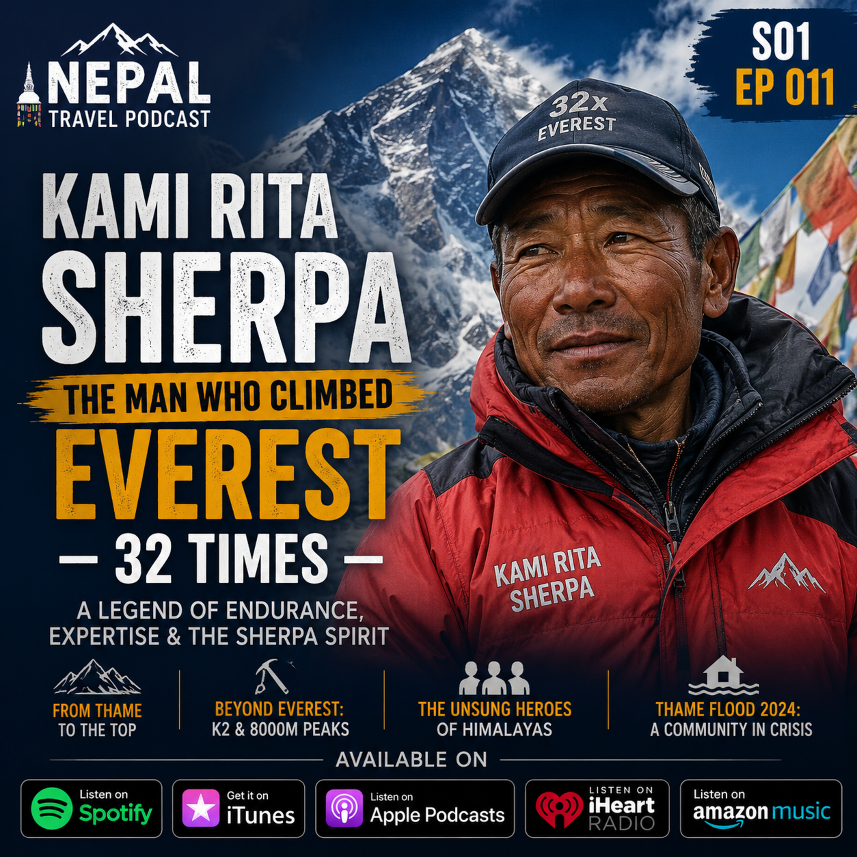 Kami Rita Sherpa: The Man Who Climbed Everest 32 Times — episode cover