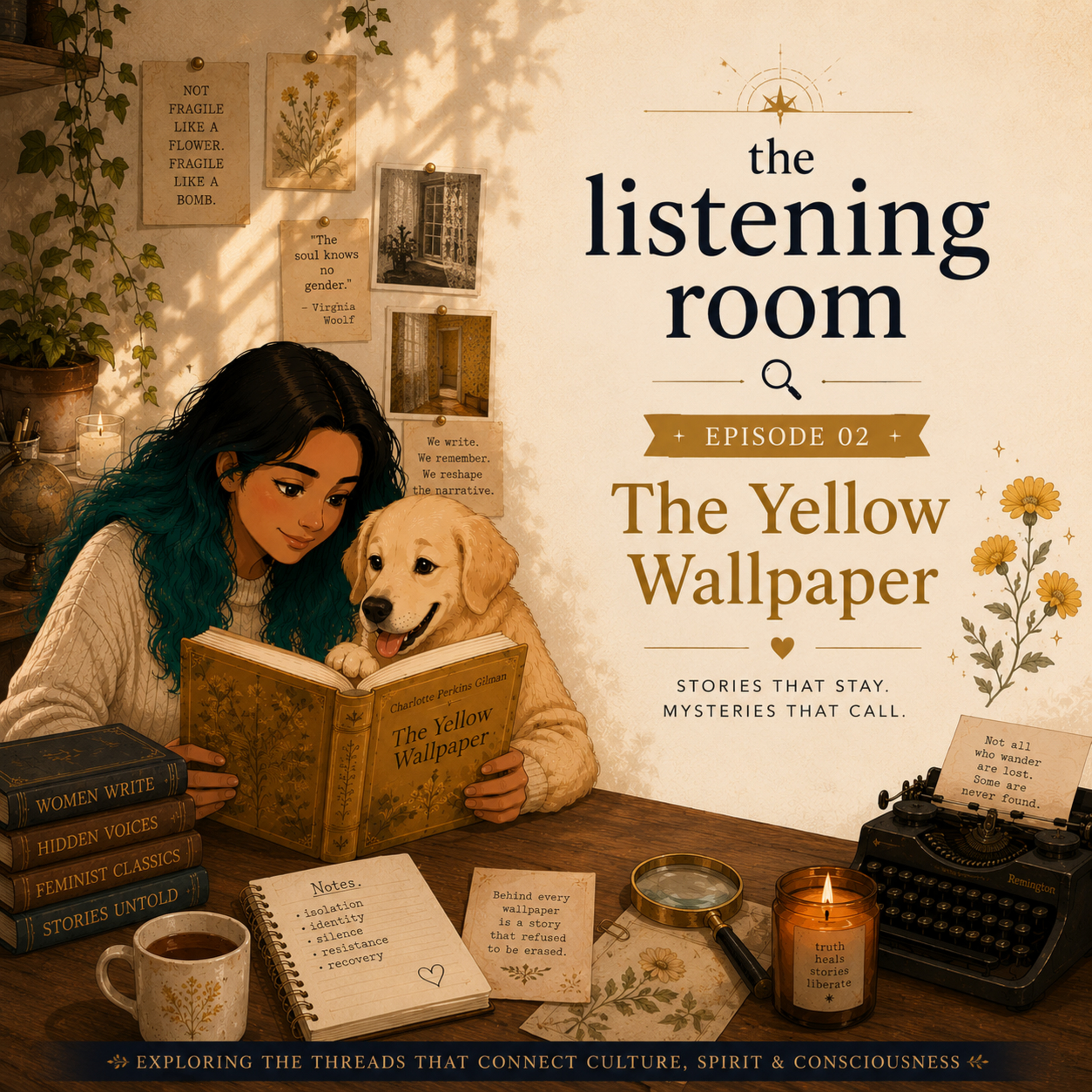 The Yellow Wallpaper: Charlotte Perkins Gilman's Masterpiece of Psychological Horror | The Listening Room episode artwork