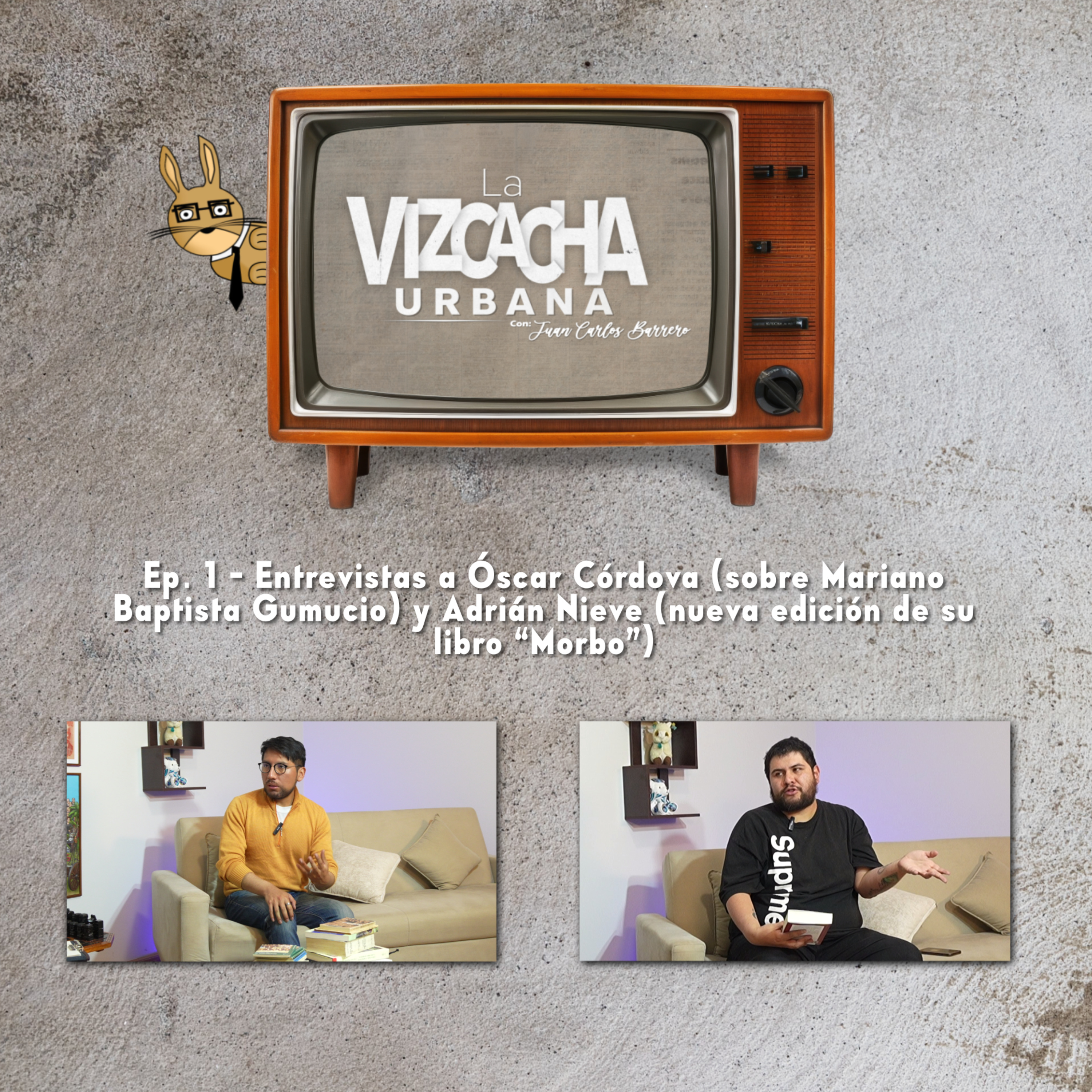 Portada de La Vizcacha Urbana, con Juan Carlos Barrero