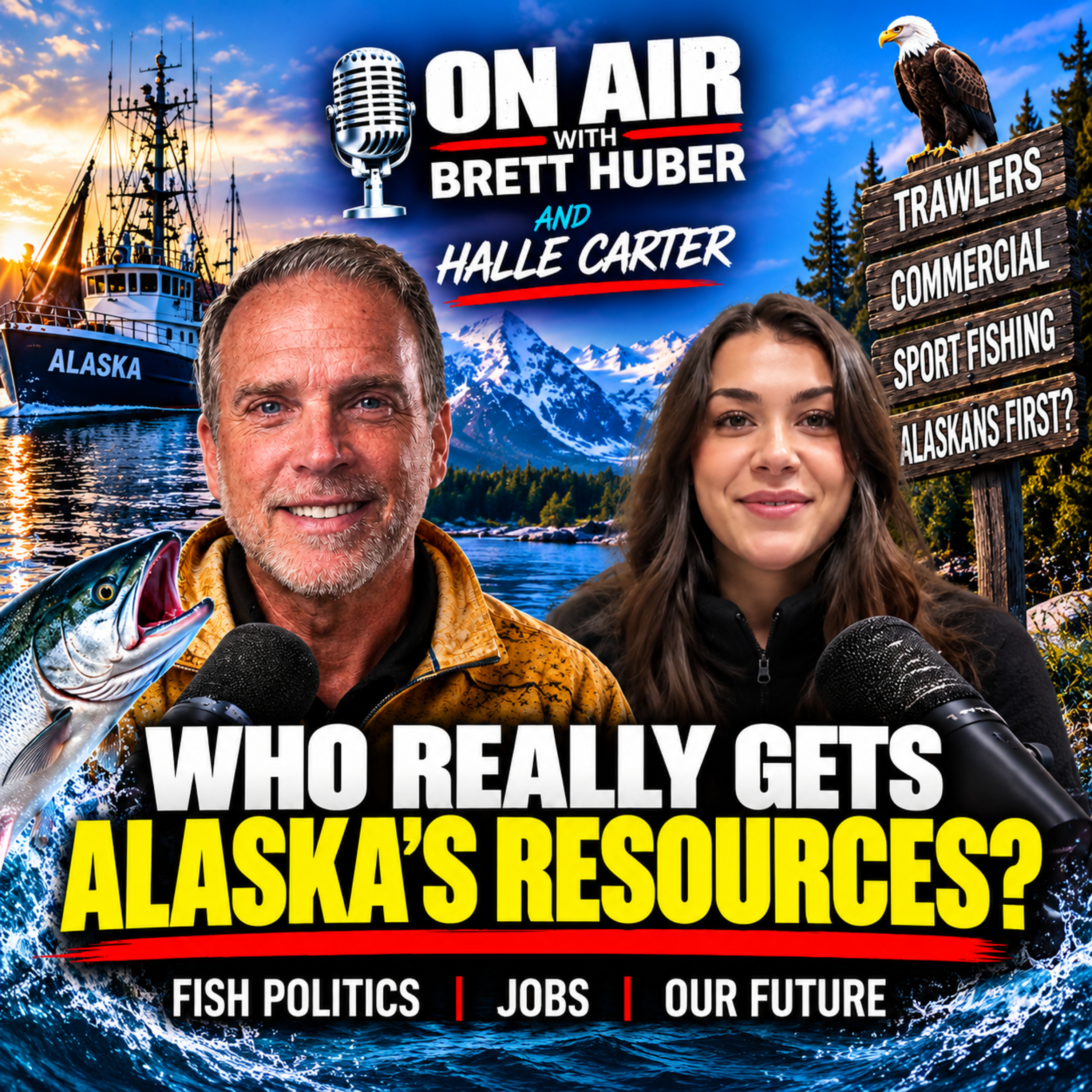 On Air with Brett Huber: Who Really Gets Alaska’s Resources? episode artwork