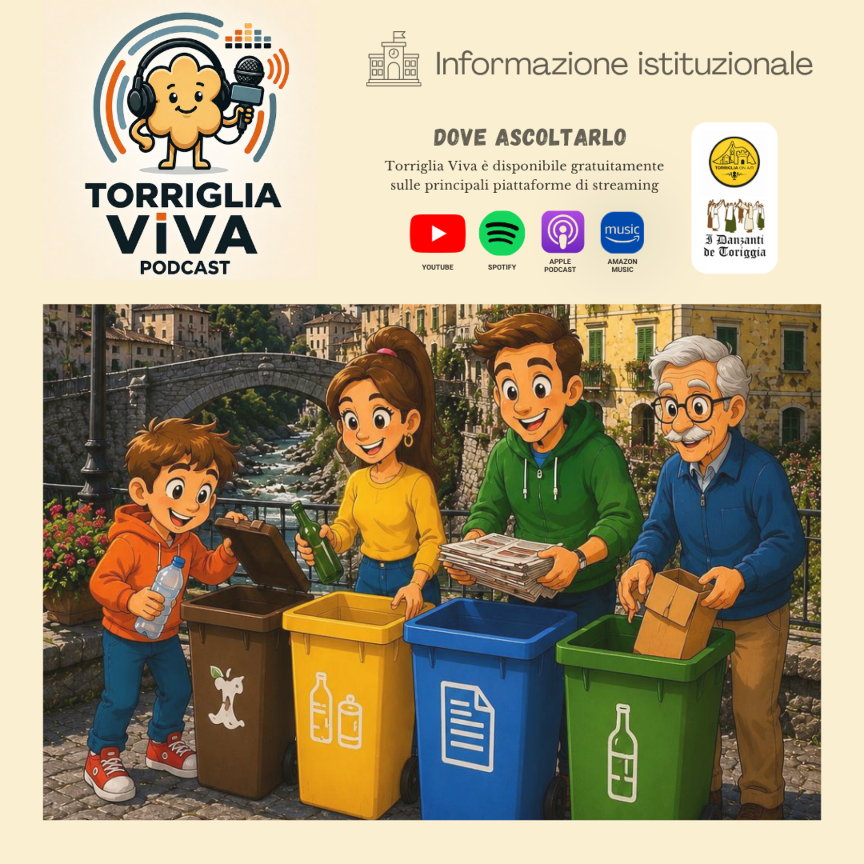 Raccolta differenziata e tari: il Sindaco lancia un appello a torrigliesi e commercianti episode artwork