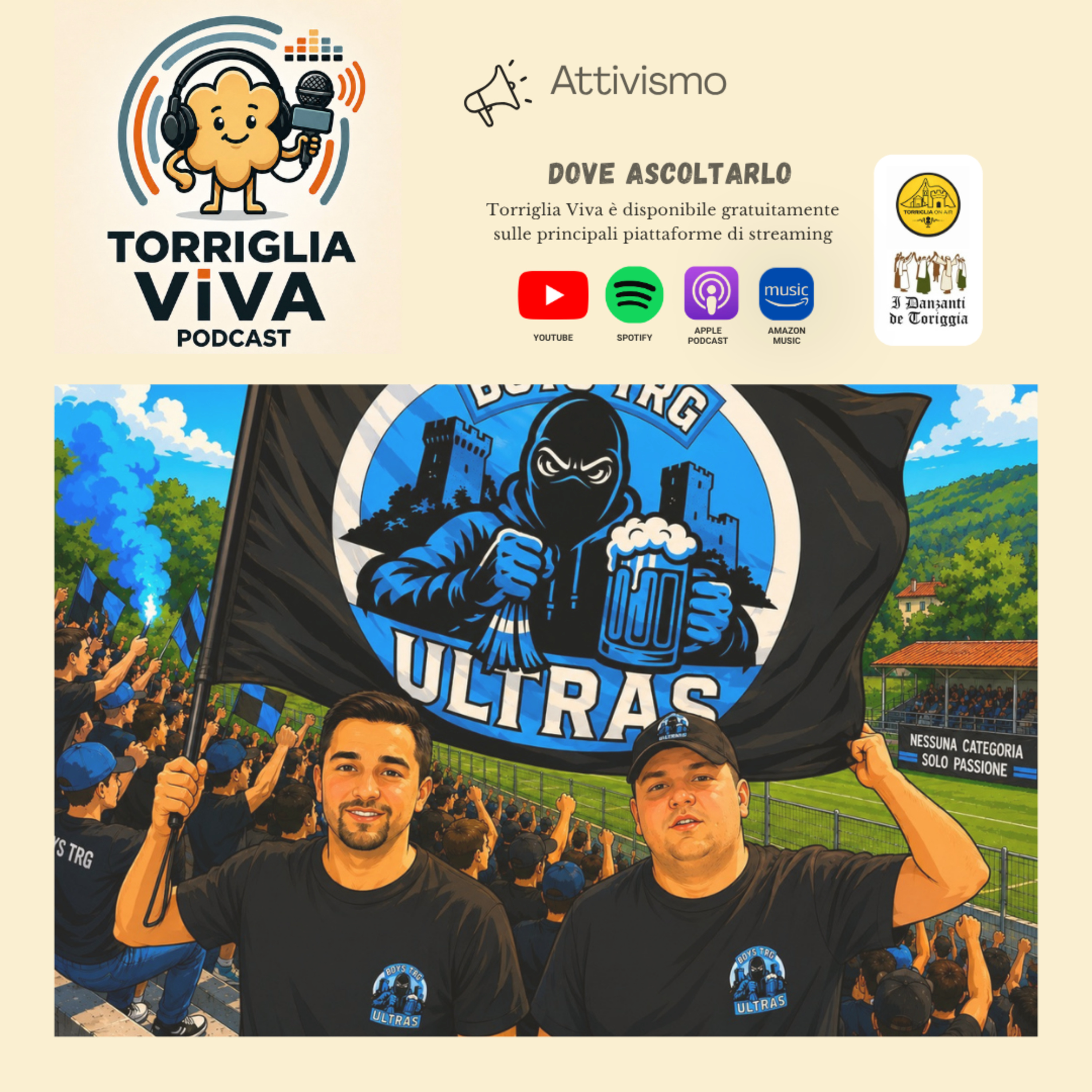 Boys Torriglia: un incontro con il tifo organizzato che sostiene la squadra di calcio del paese episode artwork