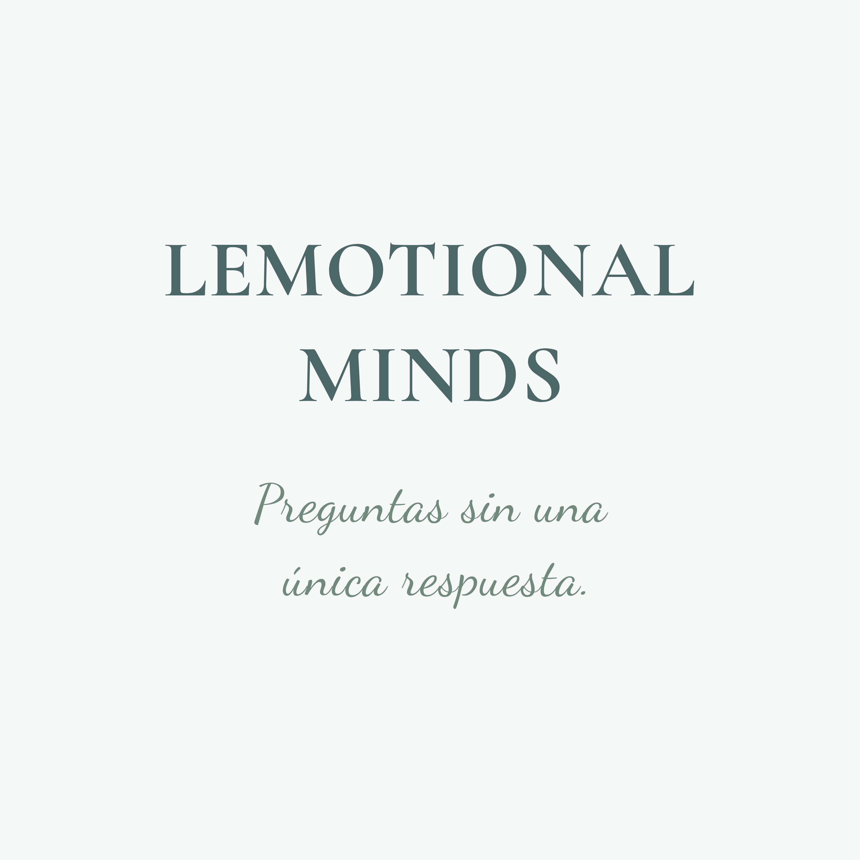 Portada de Lemotional Minds