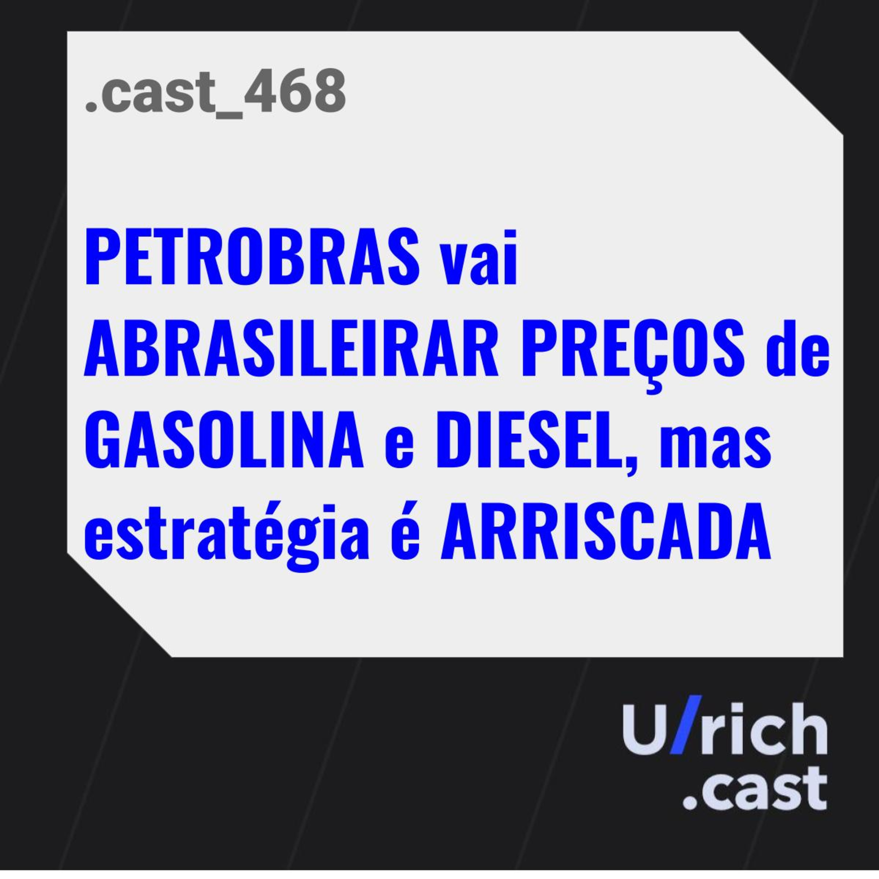 PETROBRAS vai ABRASILEIRAR PREÇOS de GASOLINA e DIESEL, mas estratégia é ARRISCADA