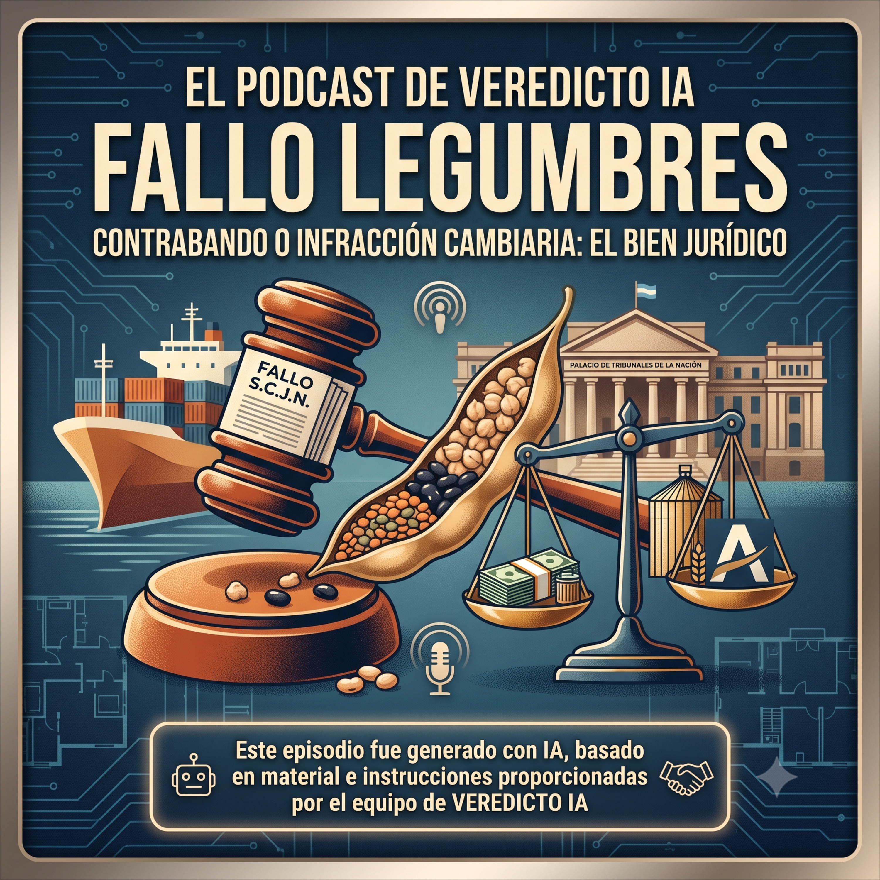 Portada de Veredicto IA | Podcast de Derecho