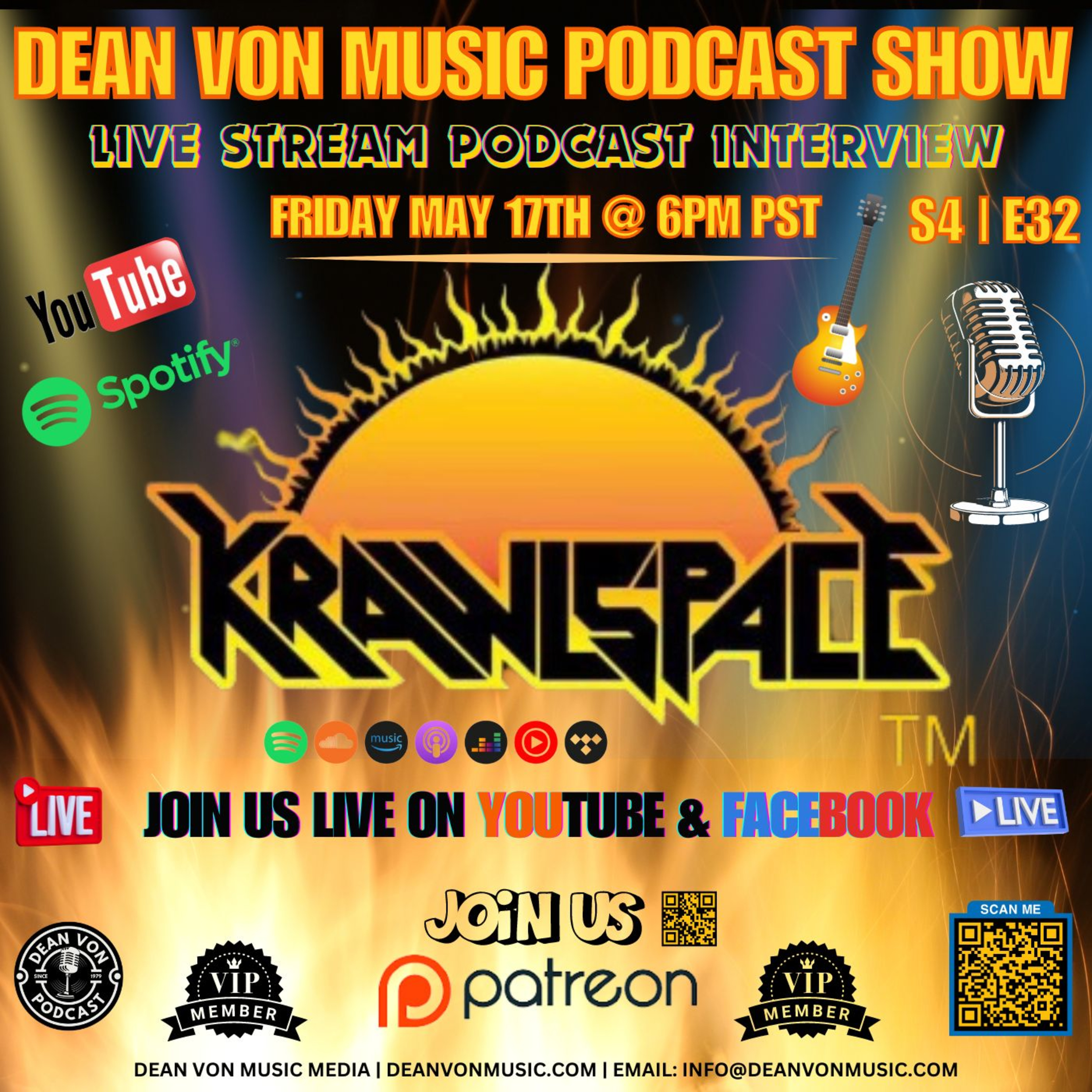 The Dean Von Music Podcast Show Coming to you Live from Las Vegas, Nevada