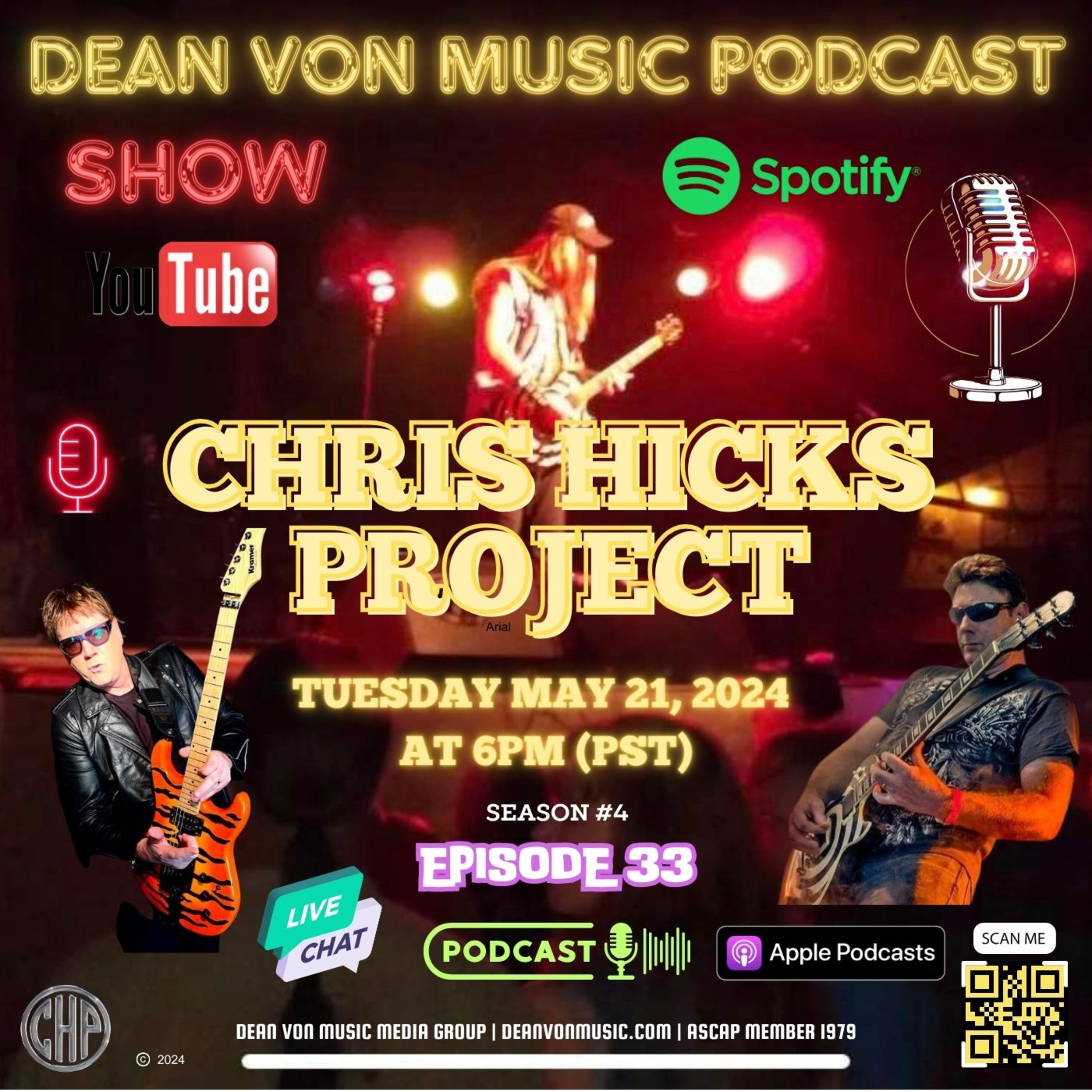 The Dean Von Music Podcast Show Coming to you Live from Las Vegas, Nevada