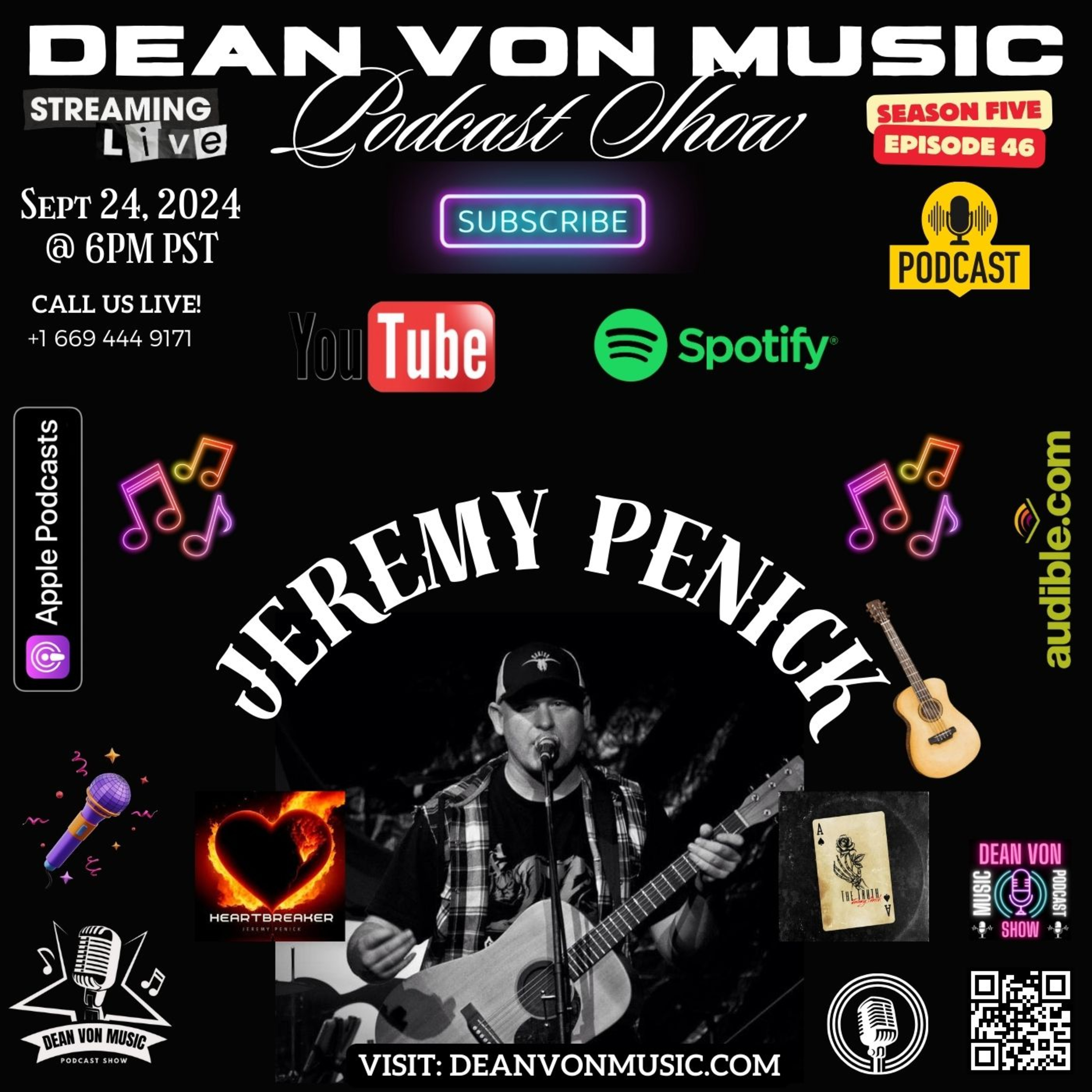 The Dean Von Music Podcast Show Coming to you Live from Las Vegas, Nevada