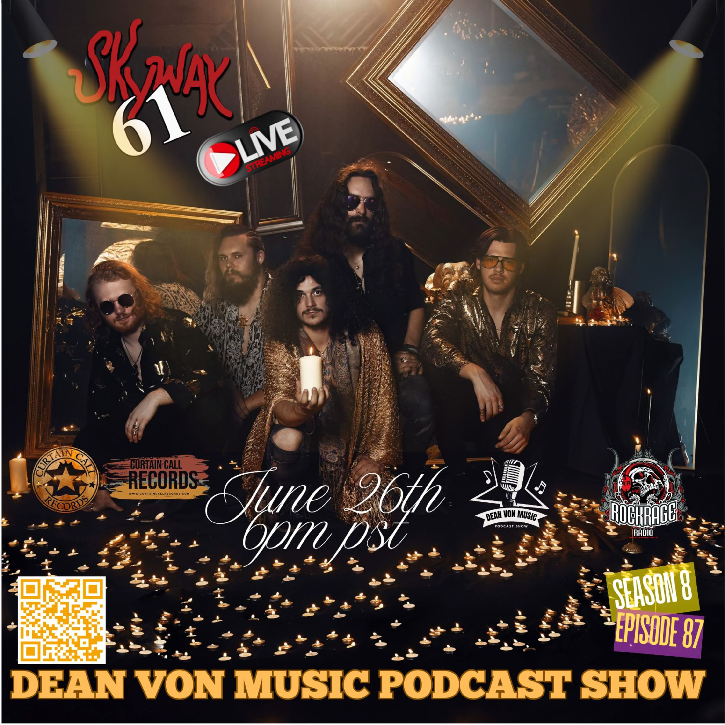 S8 | E87 'SKYWAY 61' MUSIC PODCAST SHOW LIVE! AROUND THE WORLD OUT ON JUNE 26TH 2025