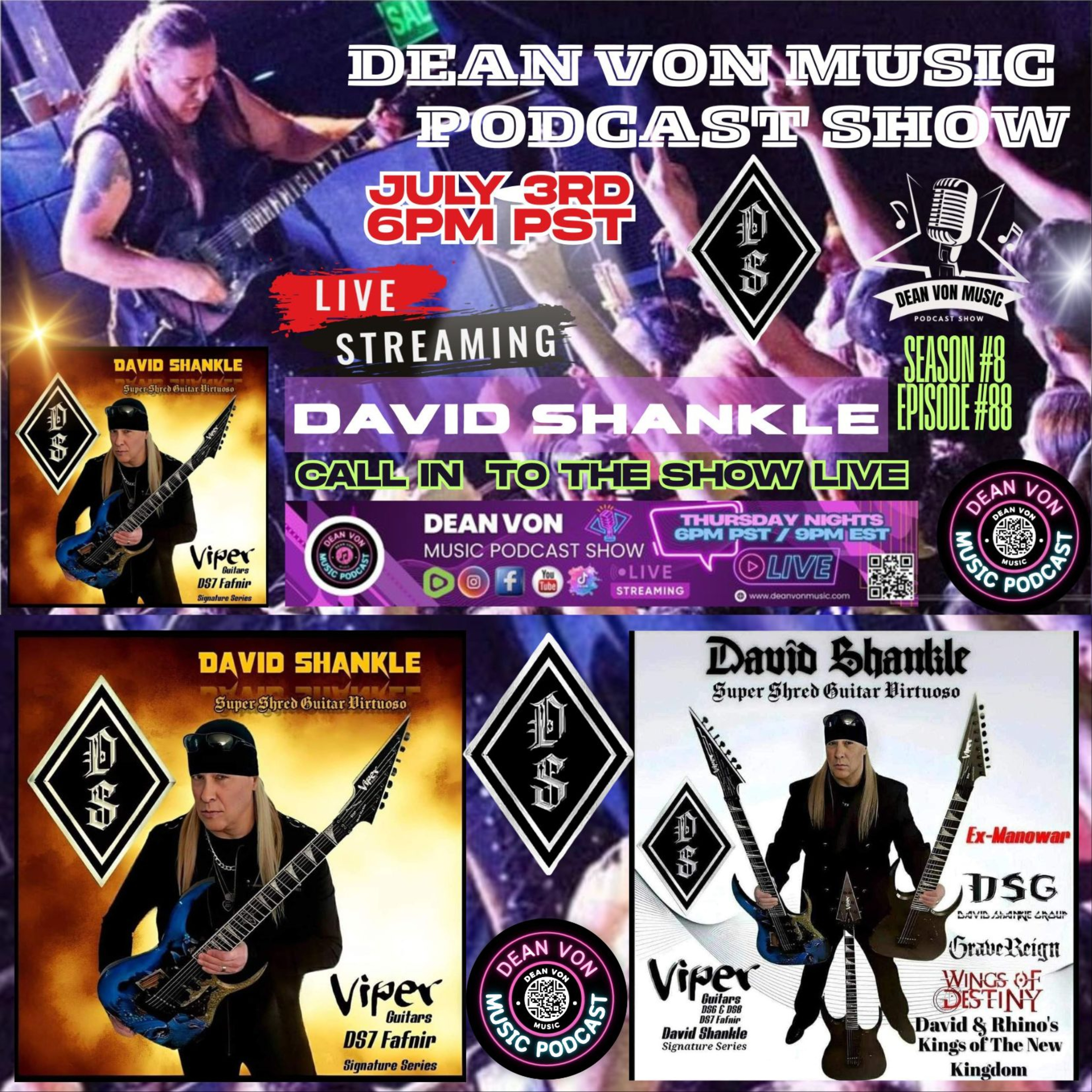 The Dean Von Music Podcast Show Coming to you Live from Las Vegas, Nevada