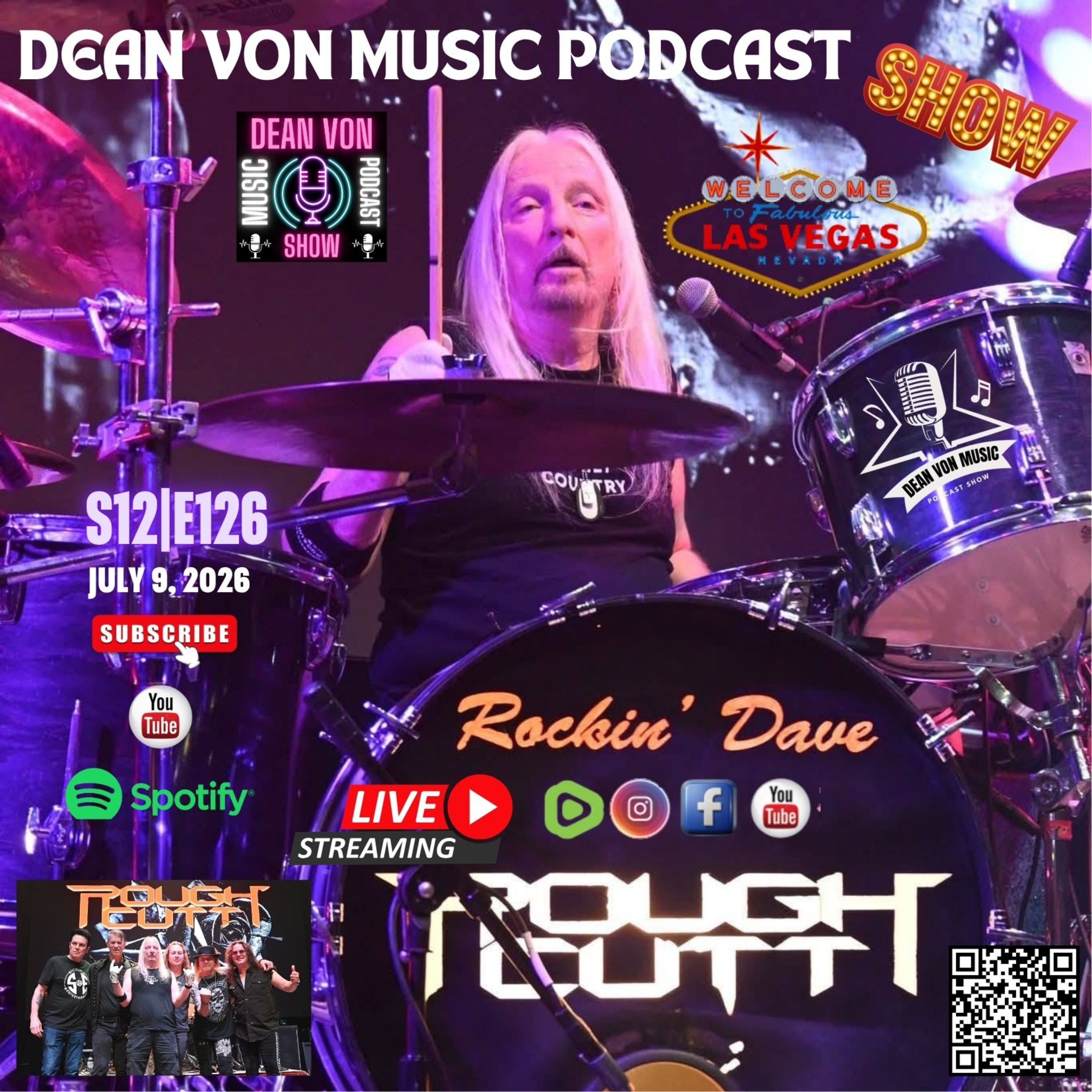 S12|E126 'ROCKIN' DAVE'S ROUGH CUTT EXCLUSIVE INTERVIEW BROADCASTING FROM LAS VEGAS NEVADA episode artwork