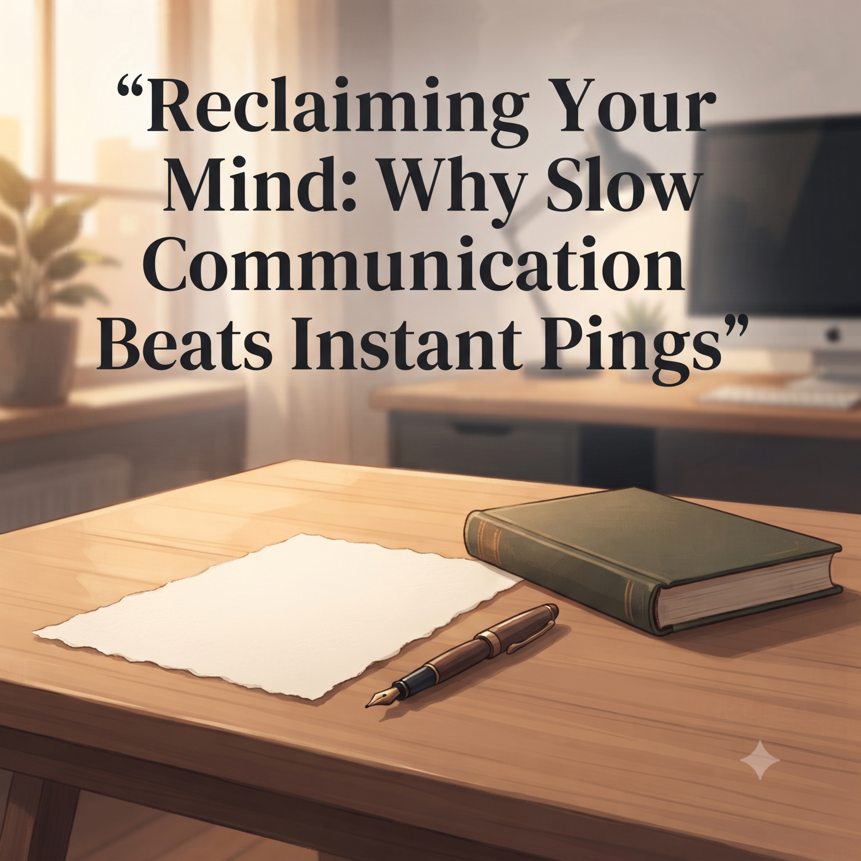 Reclaiming Your Mind: Why Slow Communication Beats Instant Pings episode artwork