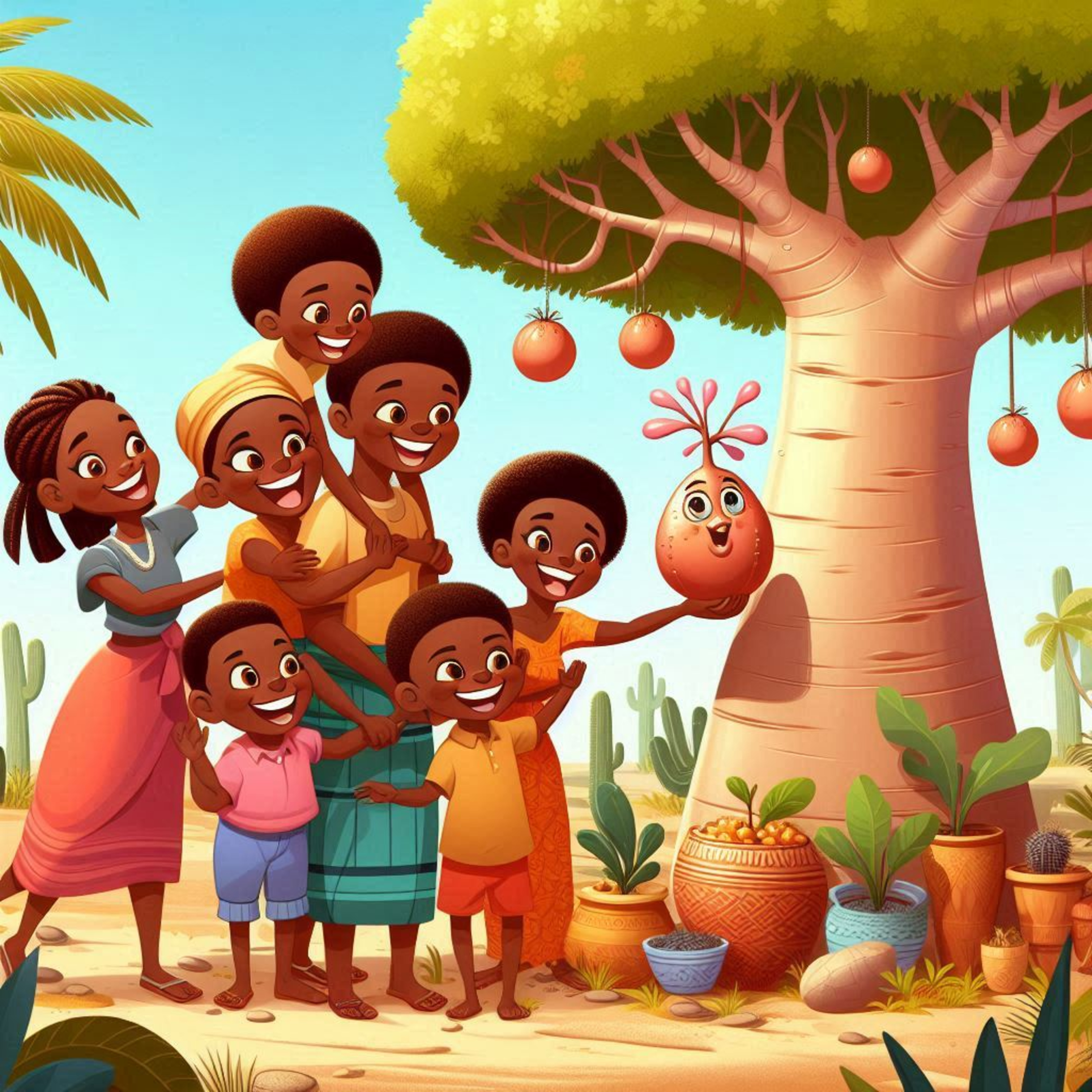 ബെയോ ബാബ് മരം || African Folktale || Malayalam Storis for Children episode artwork