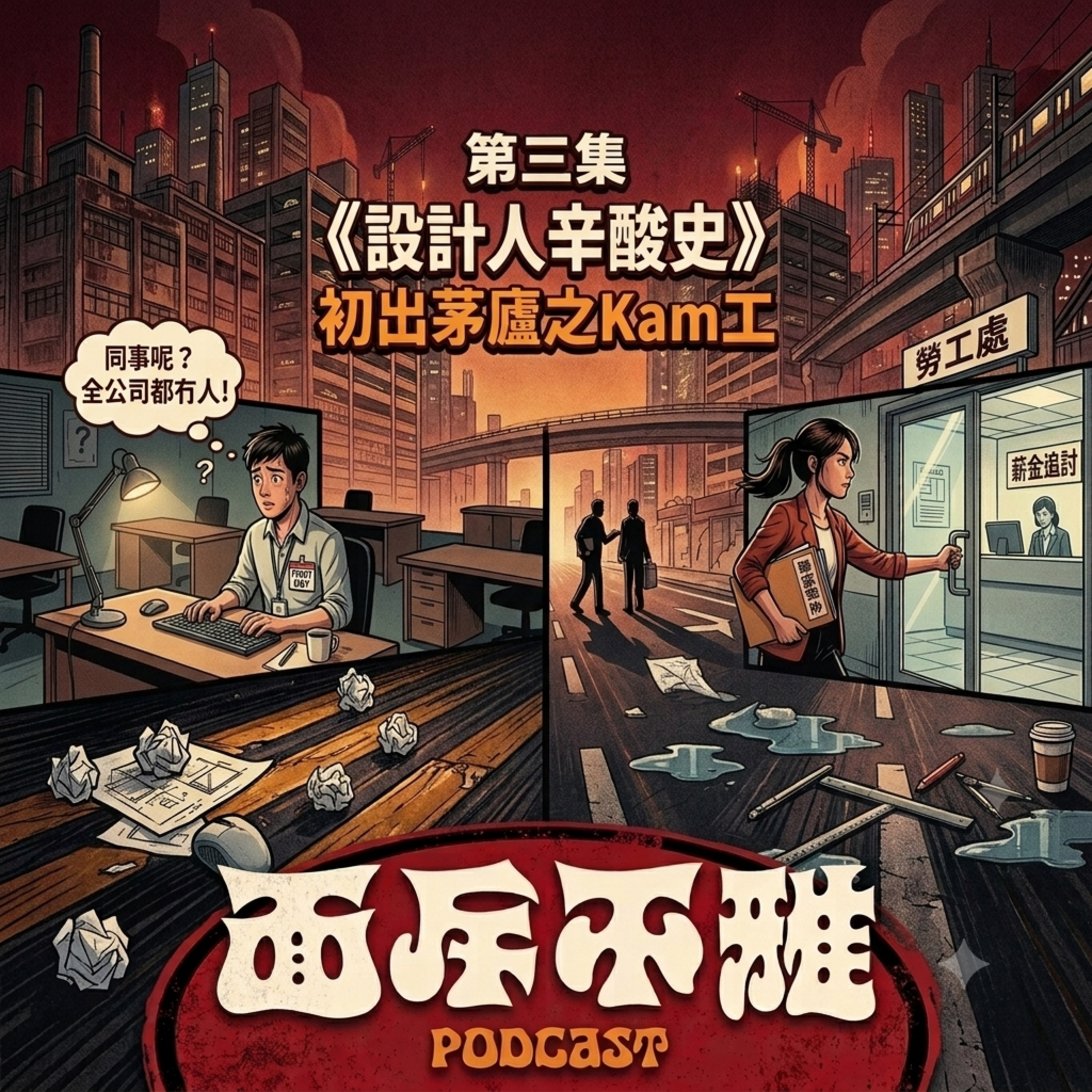 第三集🎙️《設計人辛酸史》初出茅廬之Kam工 episode artwork