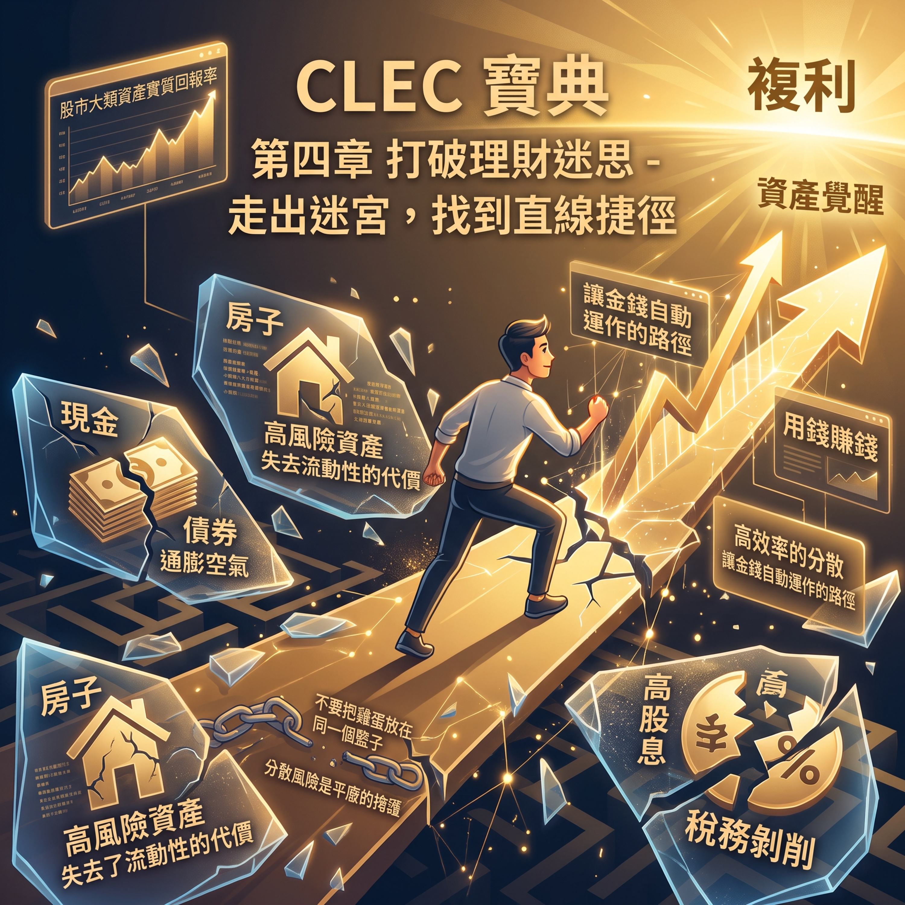 CLEC 寶典：第 04 章 打破理財迷思 - 走出迷宮，找到直線捷徑