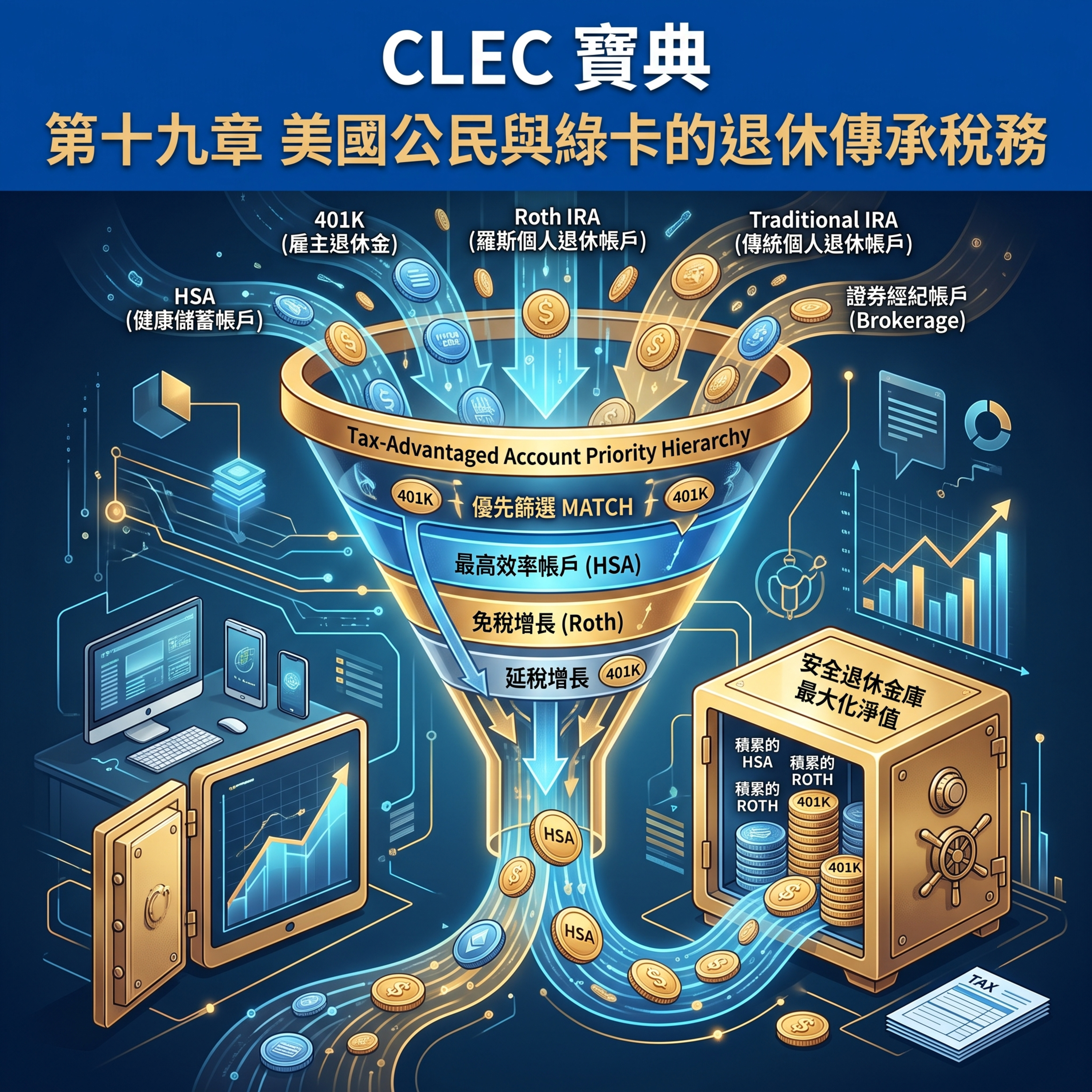CLEC 寶典：第 19 章 美國公民與綠卡的退休傳承稅務
