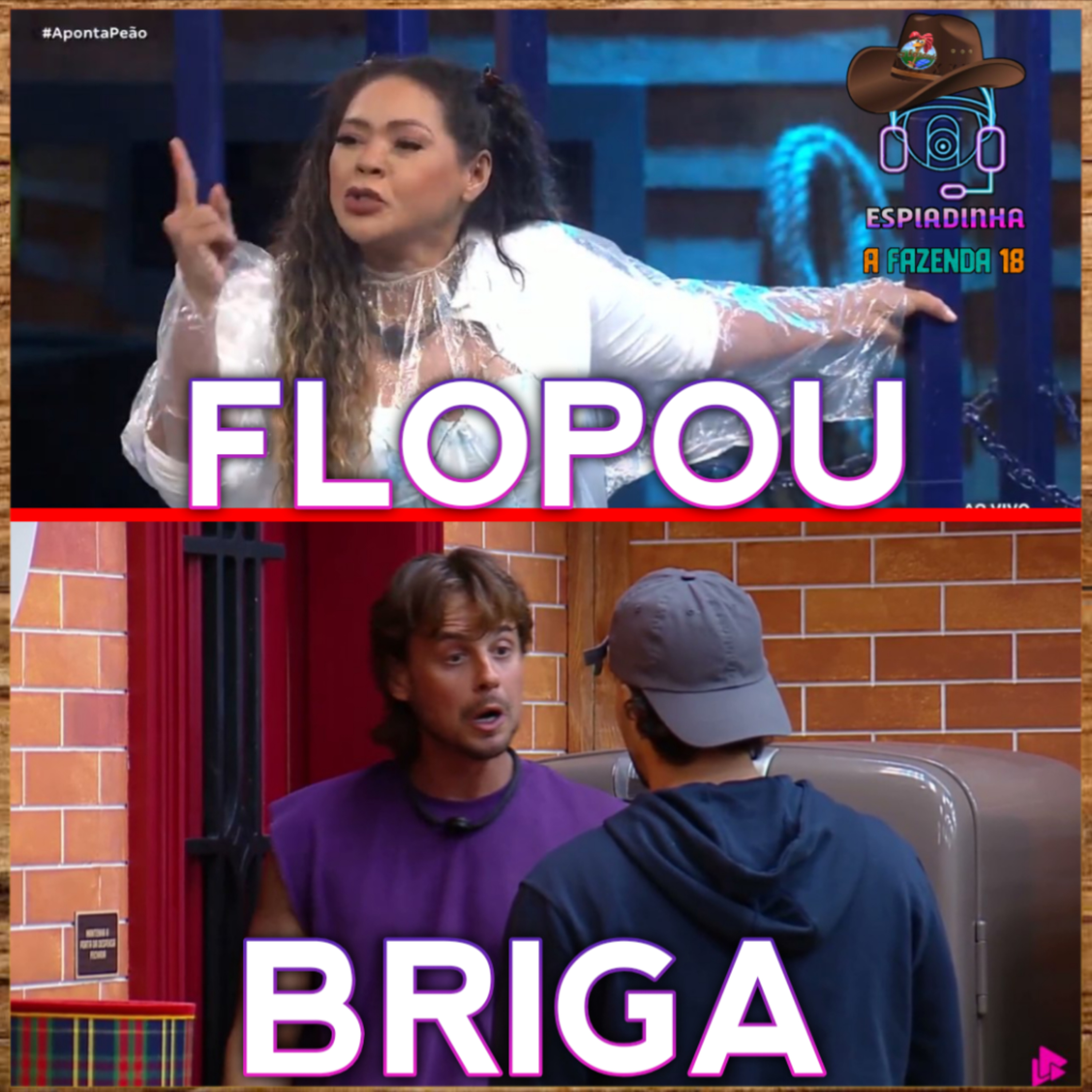 APONTA PEÃO FLOPOU + JOTTAPÊ E DANIEL TRETARAM + ARIELA X MÔNICA | A Fazenda 18