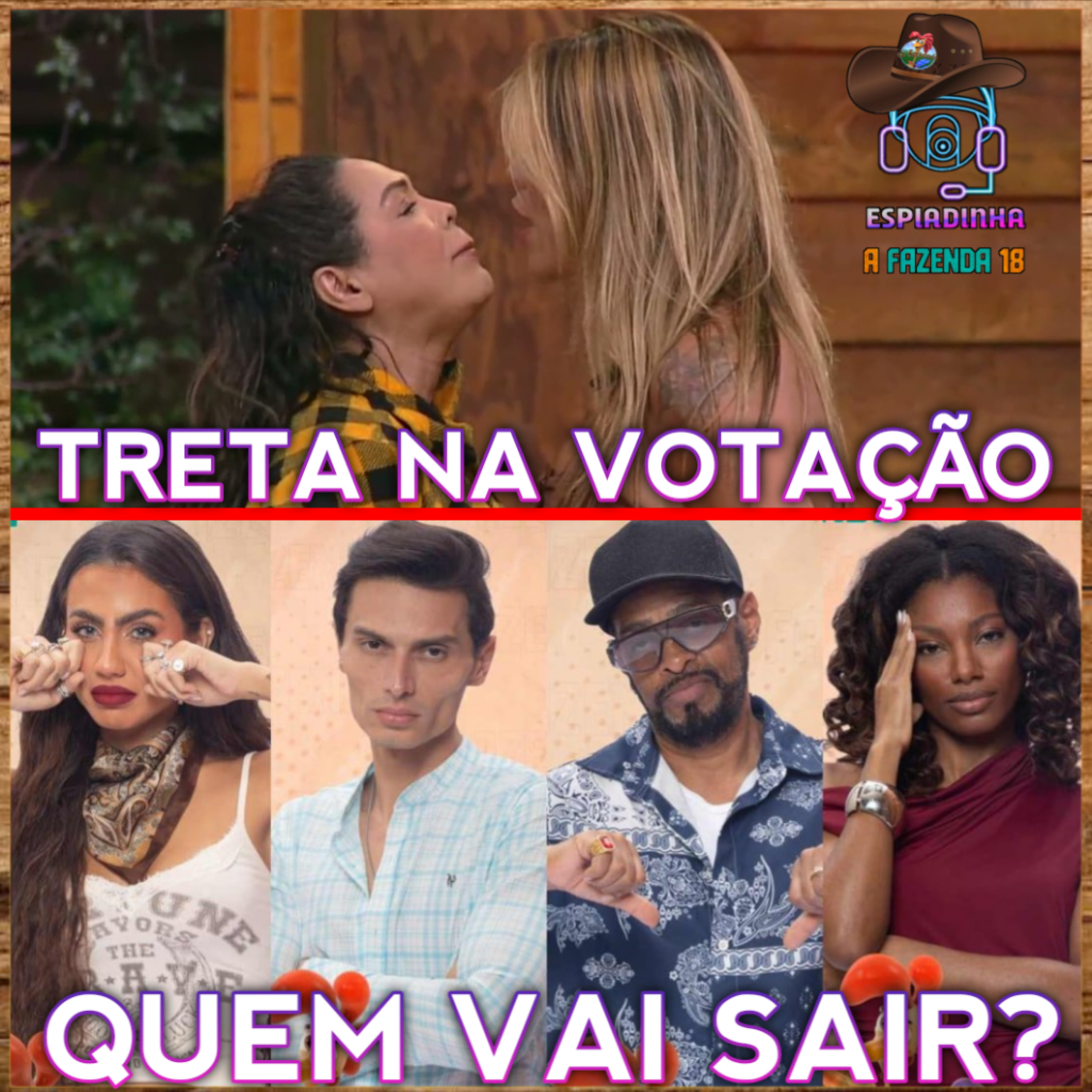 Cathe, Tina, Thaide ou Gabriel, quem vai SAIR? + Ana jogou ÁGUA na Mônica | A Fazenda 18 episode artwork