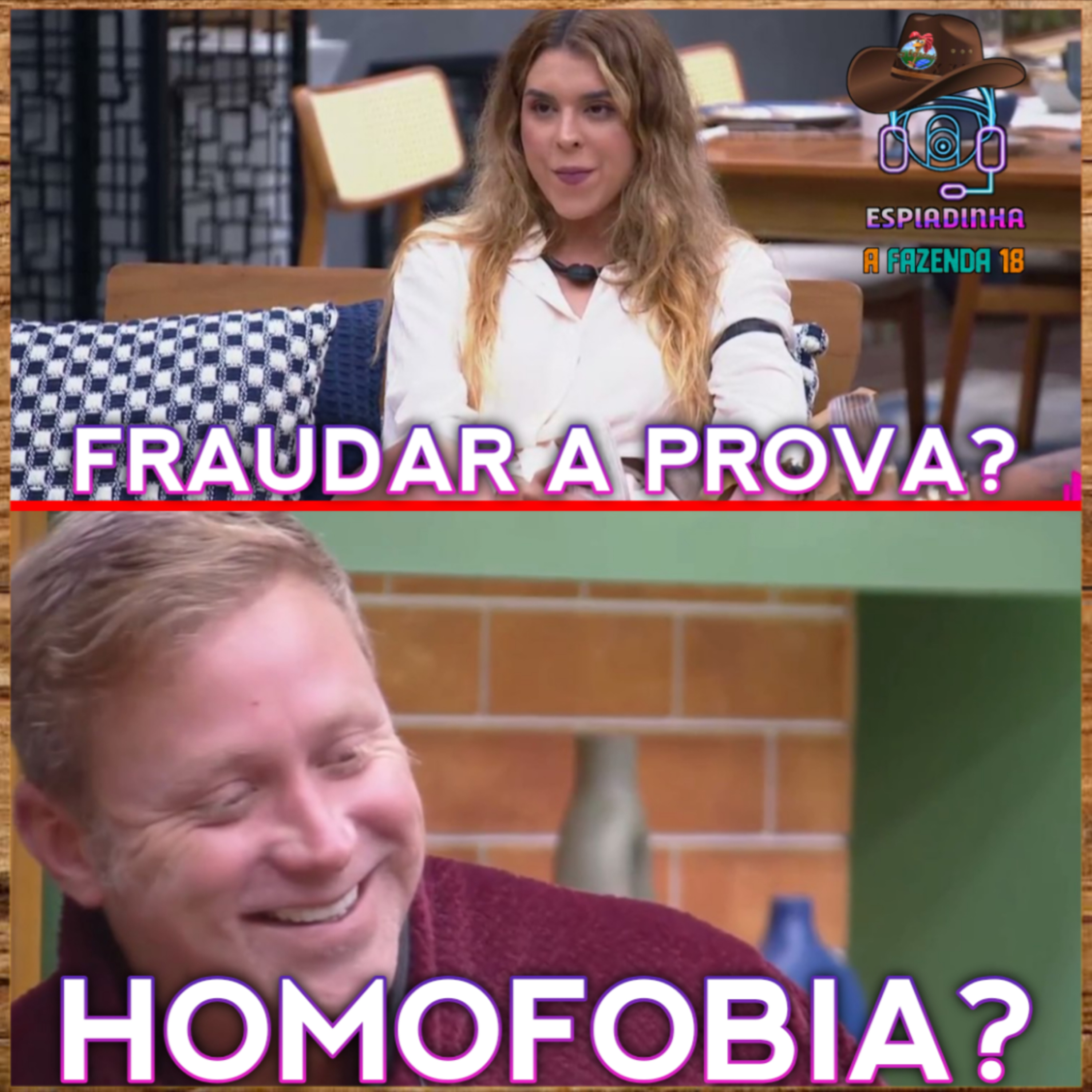 Mônica quer FRAUDAR a PROVA? + Serginho foi HOMOFOBICO com o Erthal? | A Fazenda 18 episode artwork