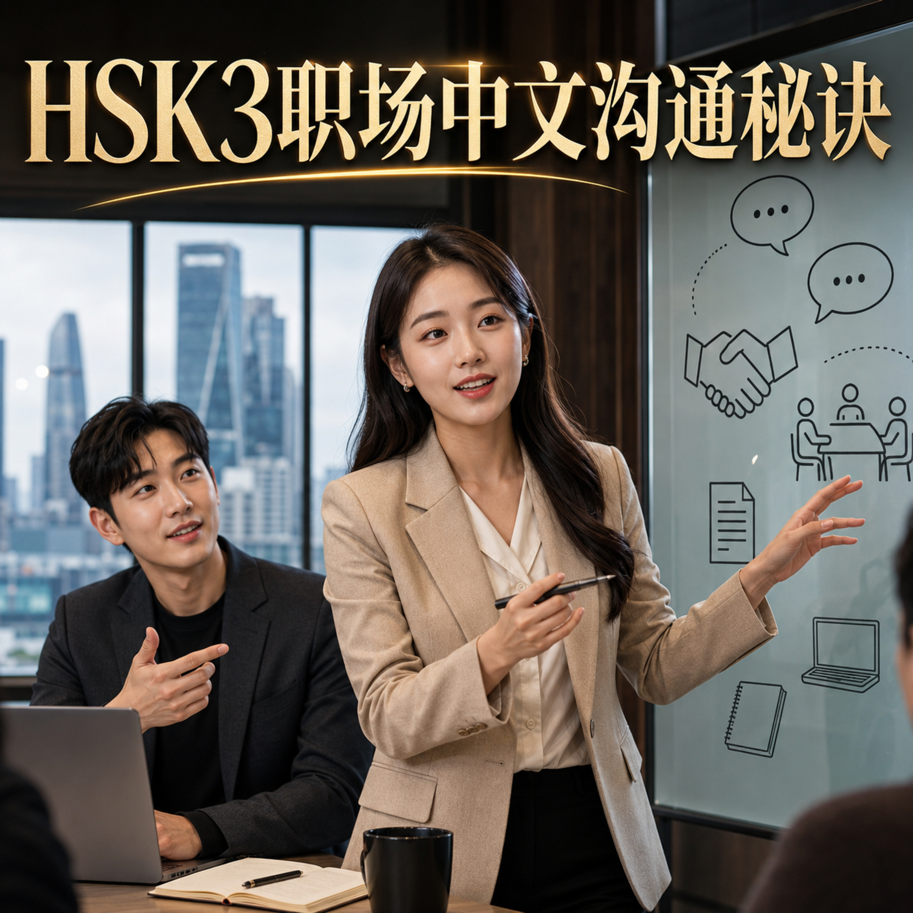 HSK 3 | Bí quyết giao tiếp tiếng trung công sở trình độ HSK3 | Dominic Podcast episode artwork