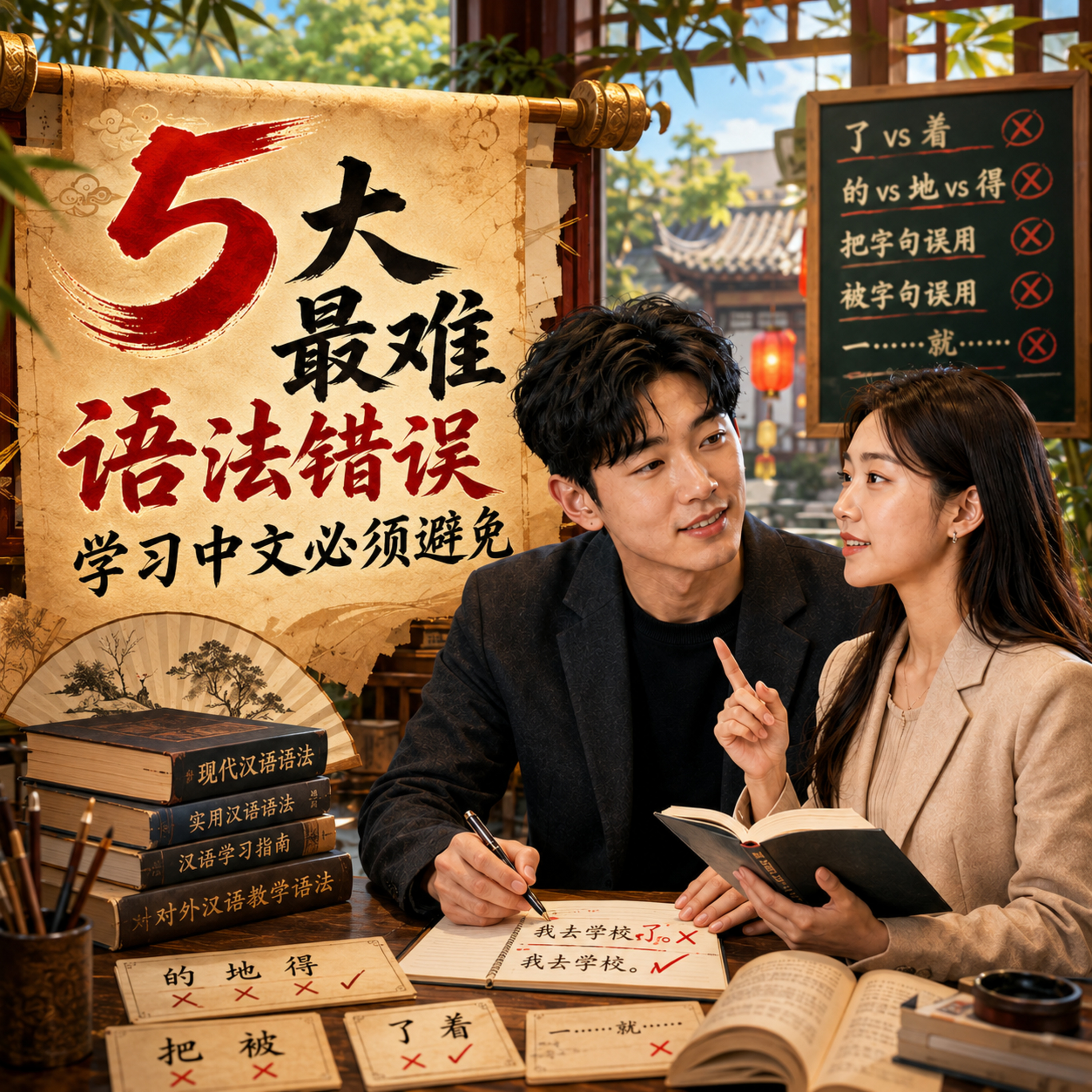 5 lỗi ngữ pháp khó nhất cần tránh khi học tiếng Trung | Dominic Podcast episode artwork