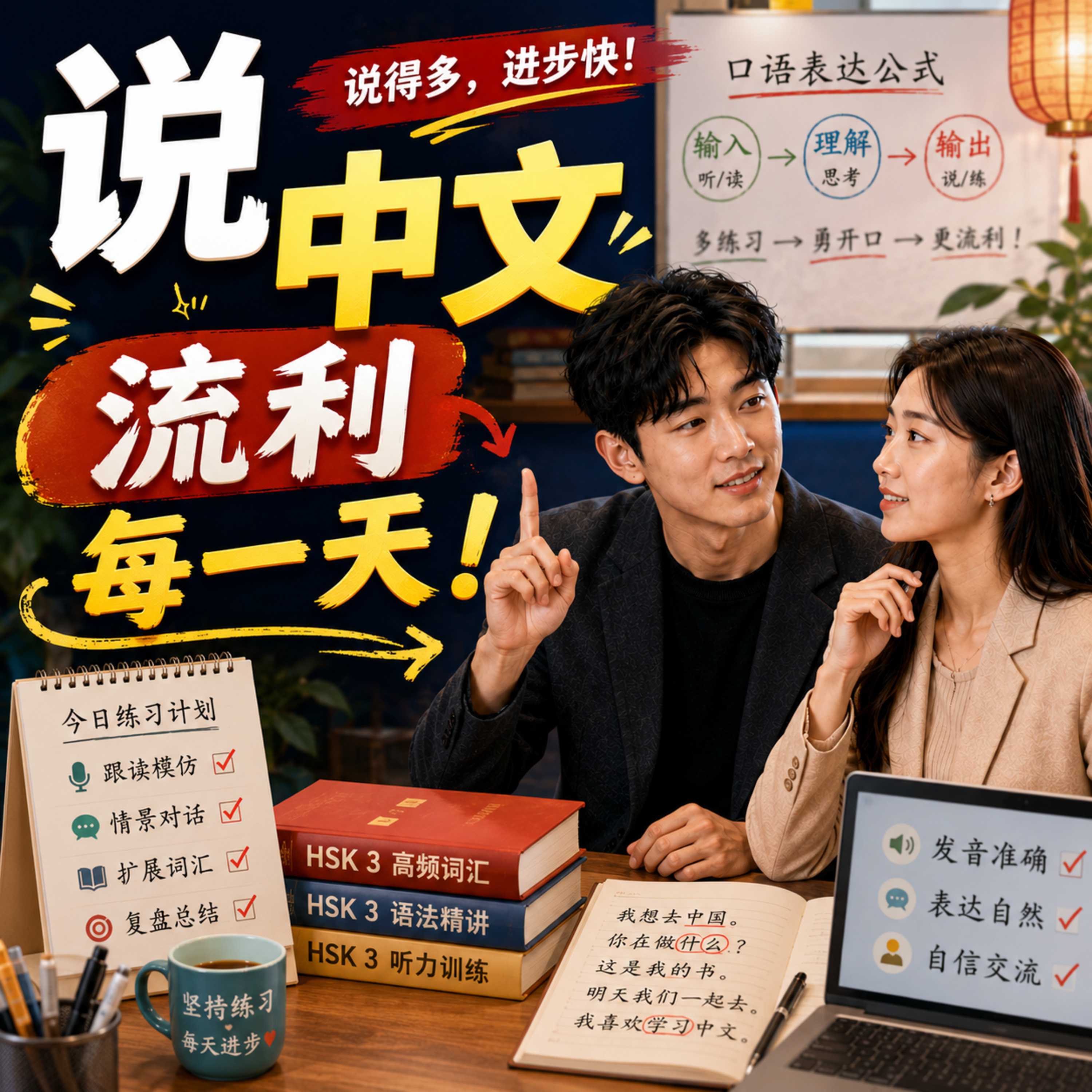 HSK 3 | Bí quyết nói tiếng Trung trôi chảy mỗi ngày | Dominic Podcast episode artwork