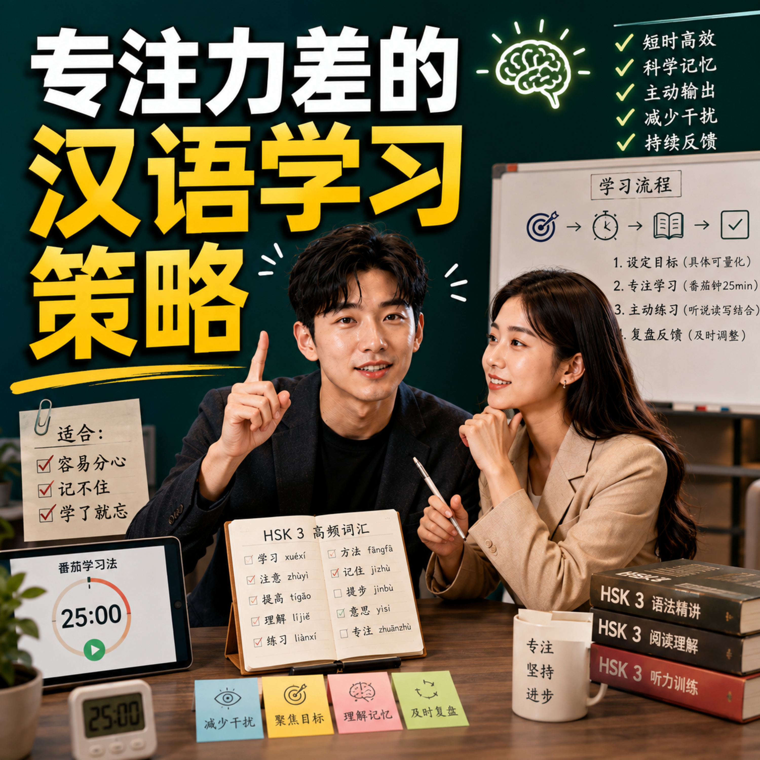HSK 3 | Chiến thuật học tiếng Trung cho người mất tập trung | Dominic Podcast episode artwork