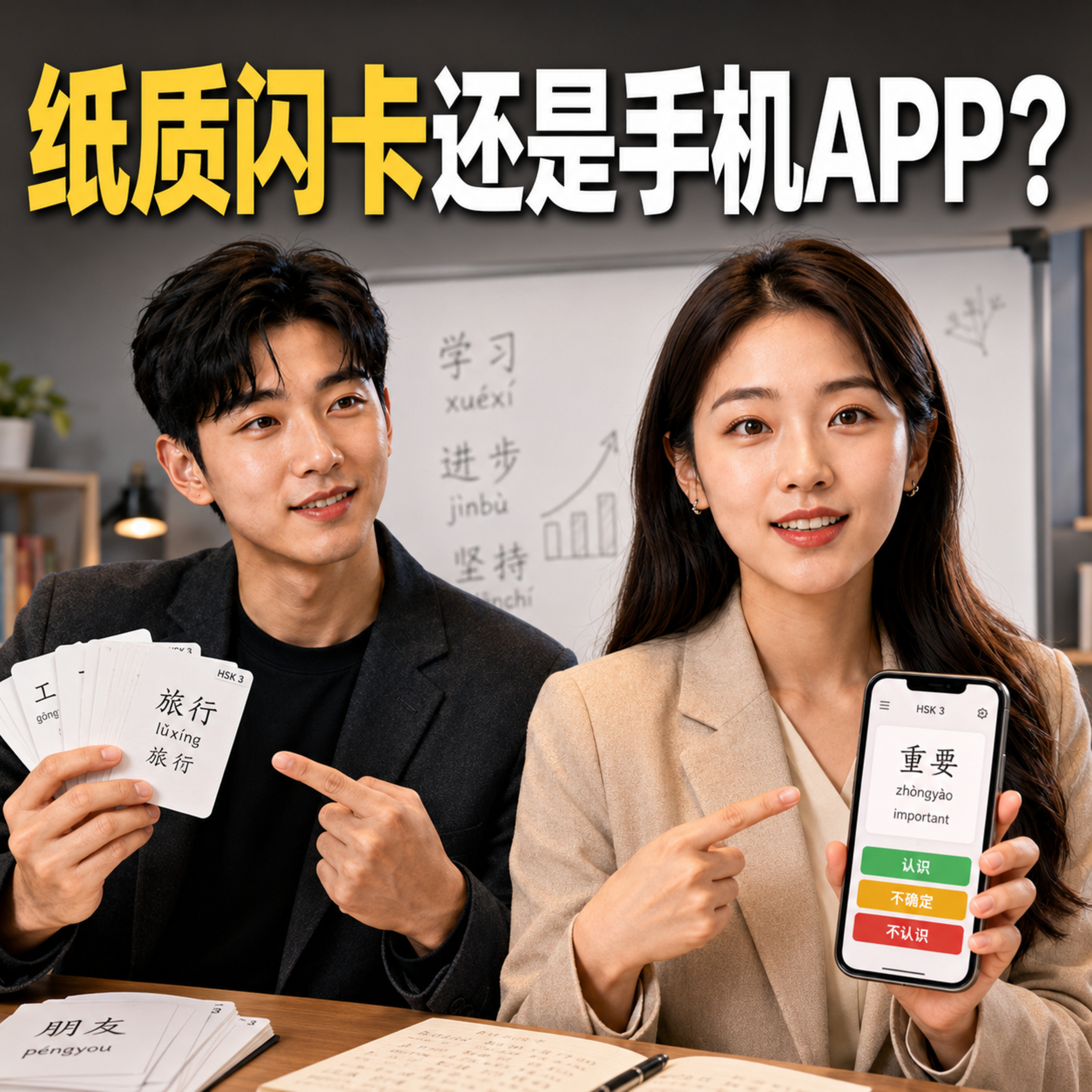 Học từ vựng tiếng Trung bằng flashcard giấy hay app tốt hơn | Dominic Podcast episode artwork