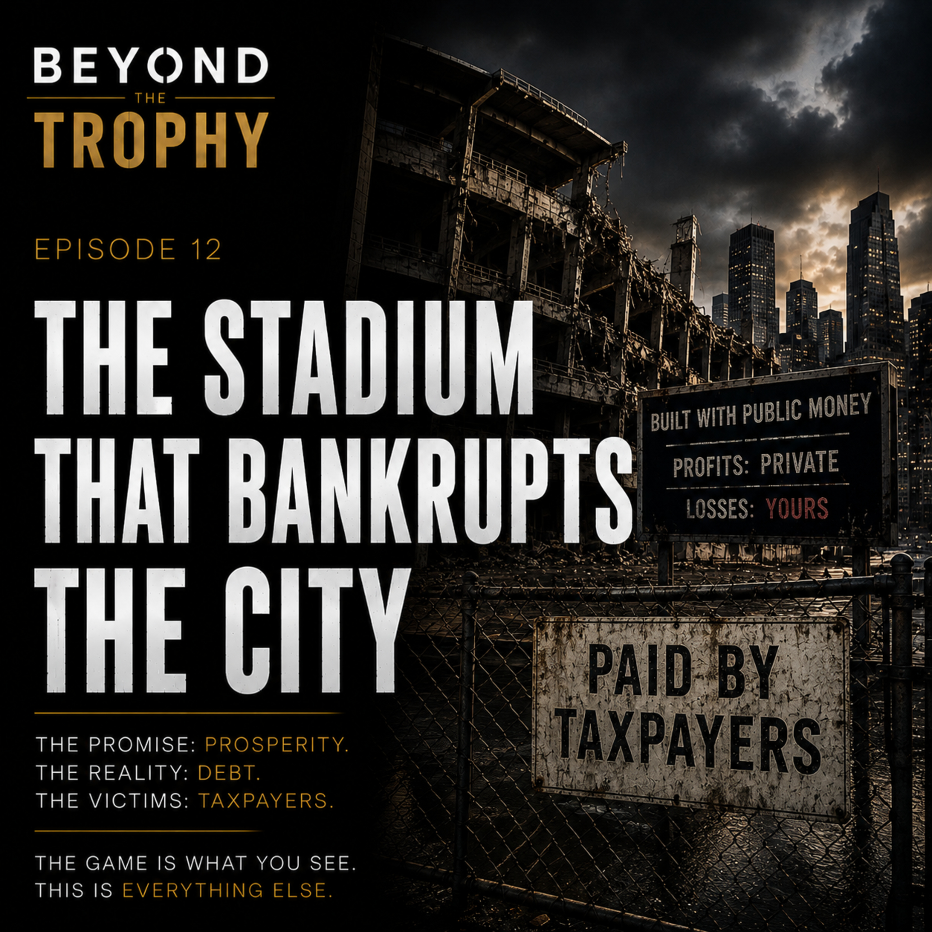 The Stadium That Bankrupts The City episode artwork