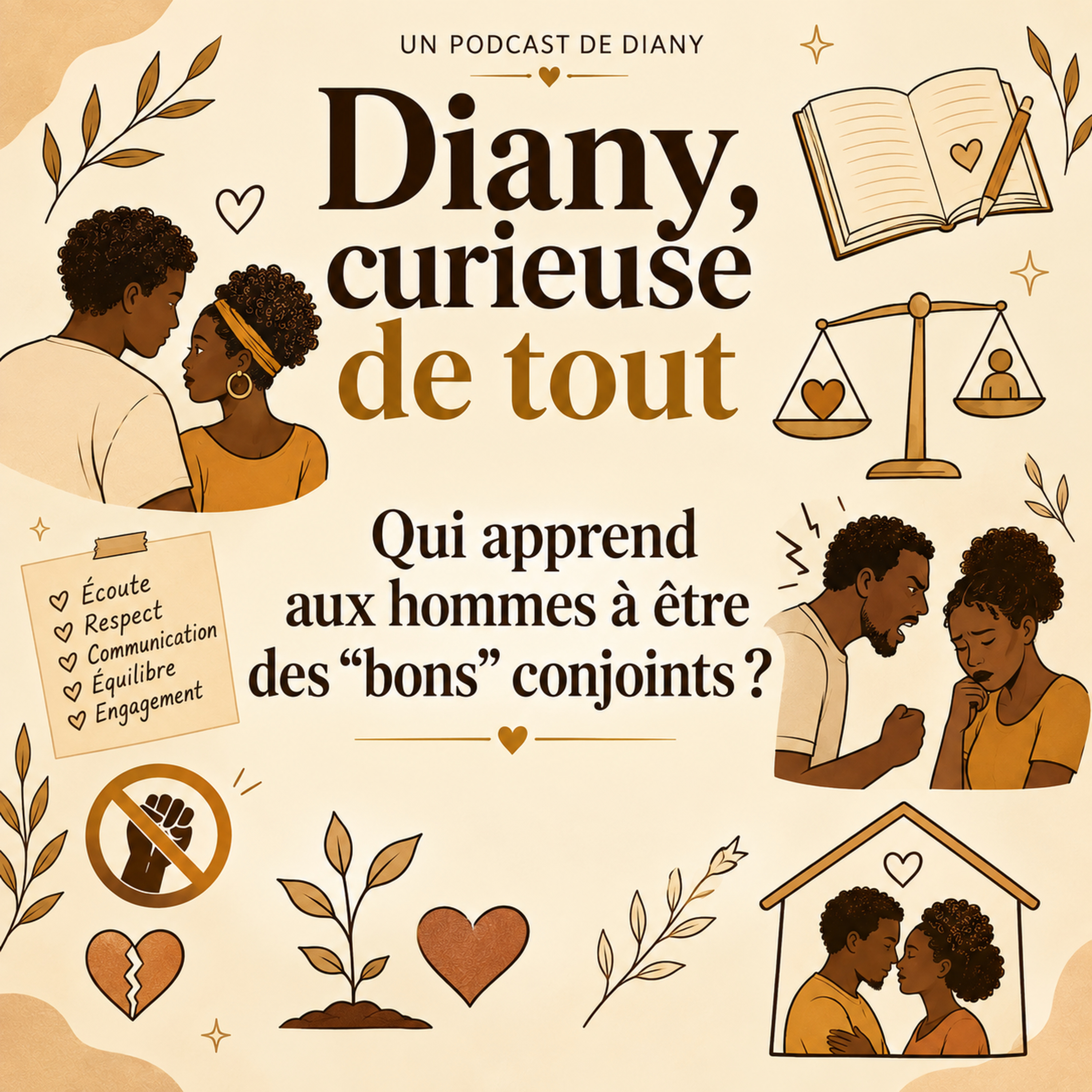 Et qui apprend aux hommes à être des « bons » conjoints ?