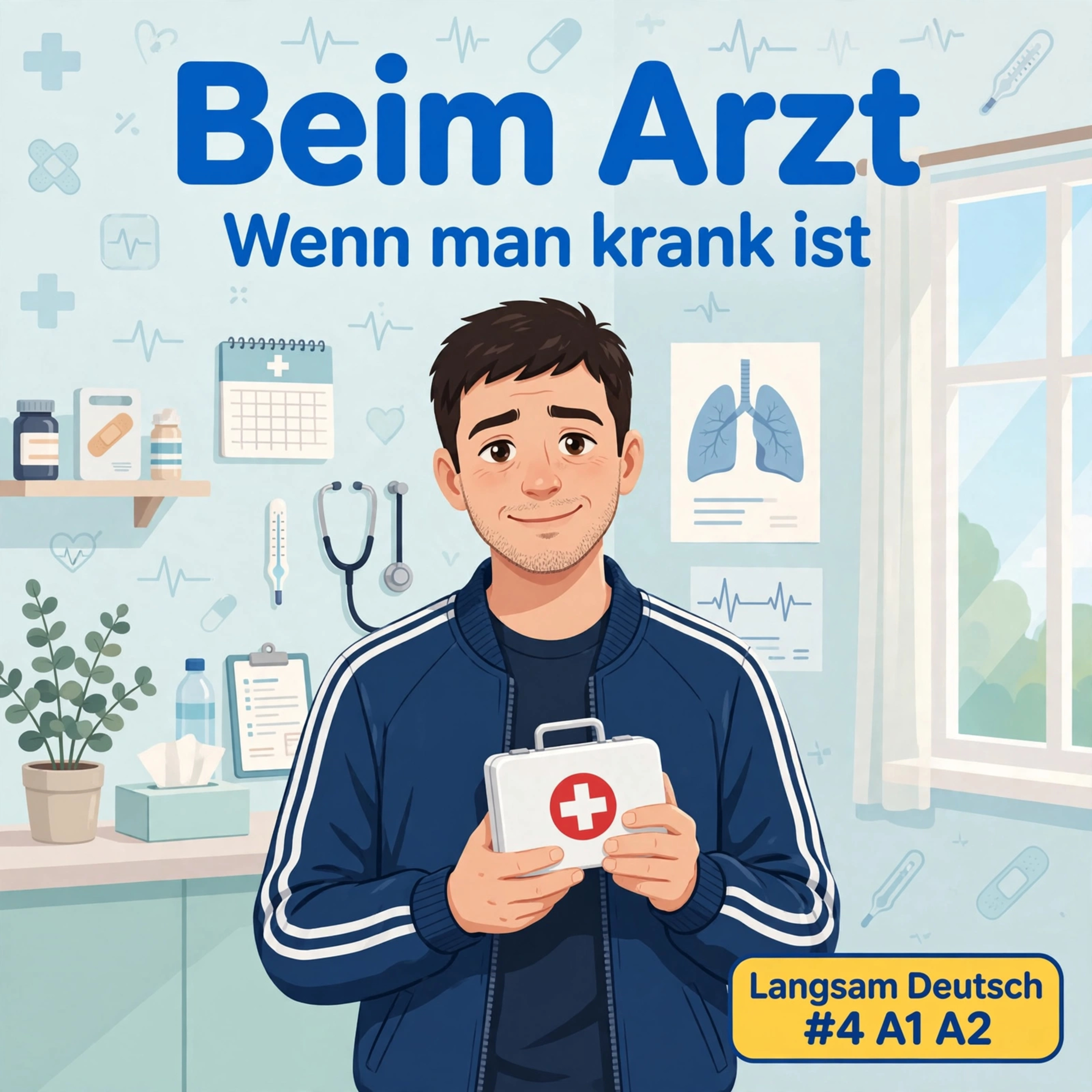 Beim Arzt – Wenn man krank ist | Deutsch lernen A1 A2 B1