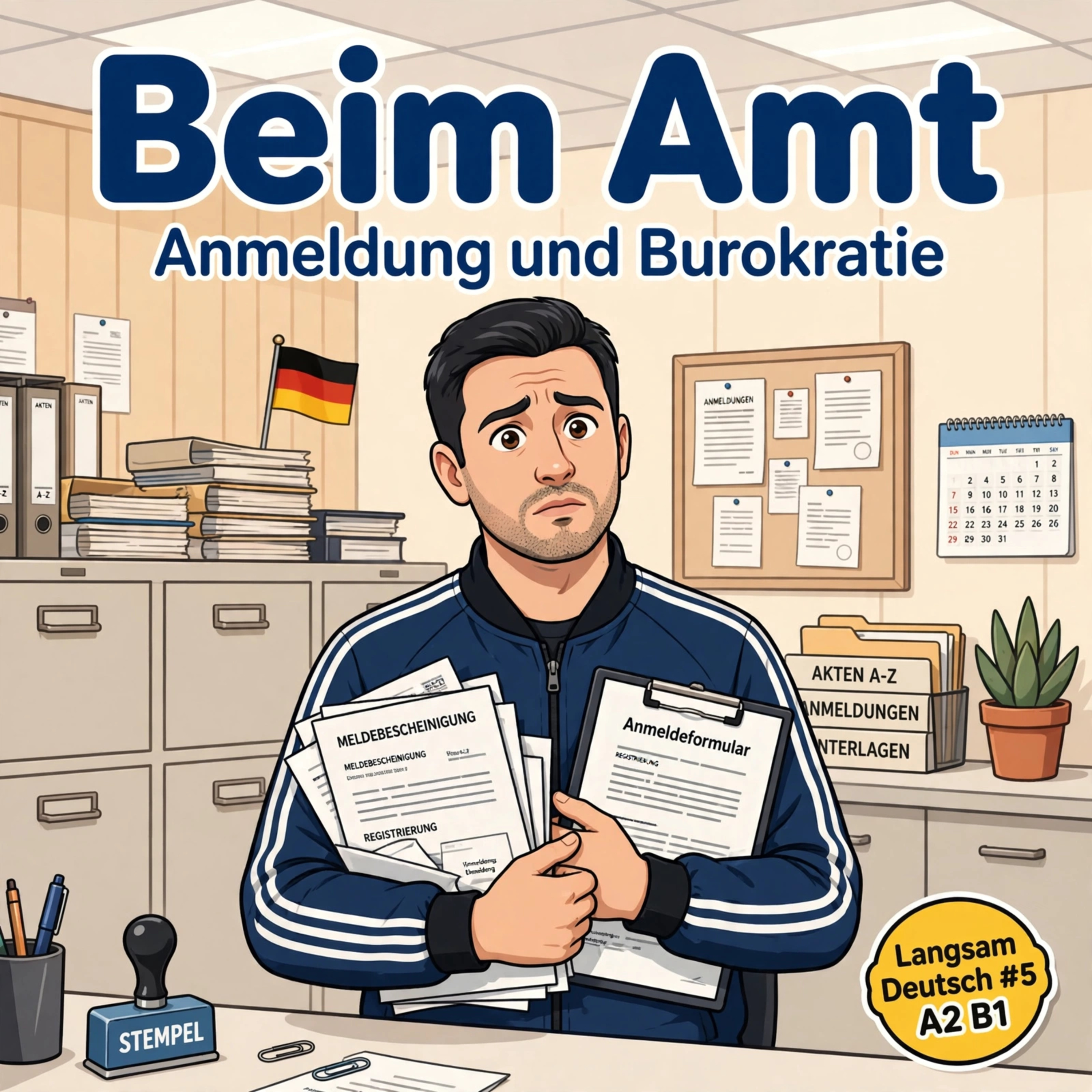 Beim Amt – Anmeldung und Bürokratie | Deutsch lernen A2 B1