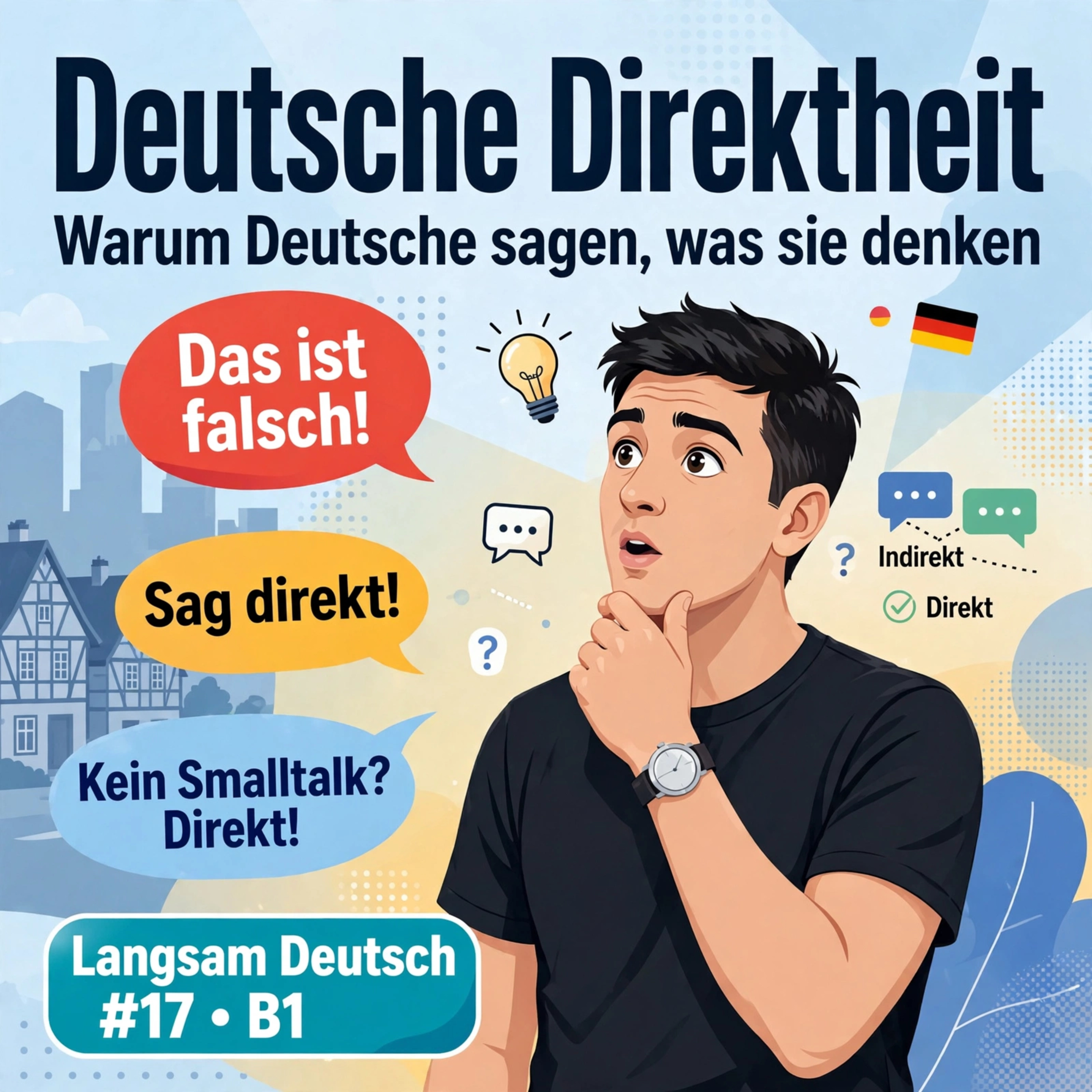 Deutsche Direktheit – Warum Deutsche sagen, was sie denken | Deutsch lernen B1