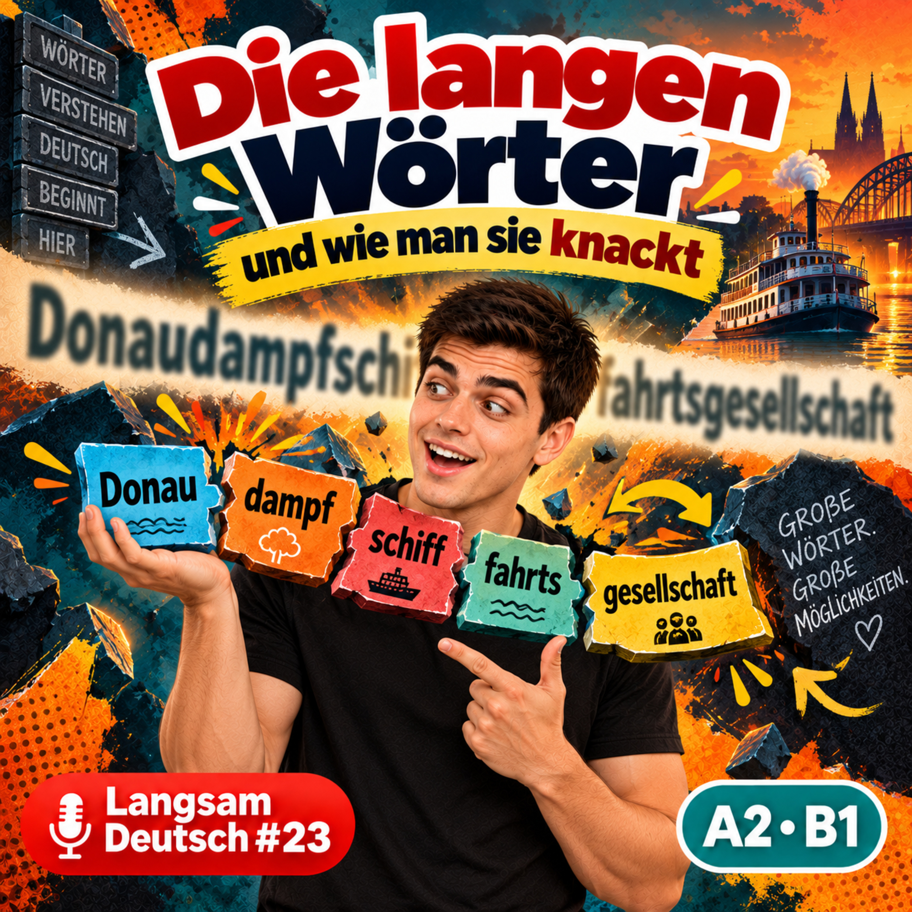 Die langen Wörter – und wie man sie knackt | Deutsch lernen A2/B1