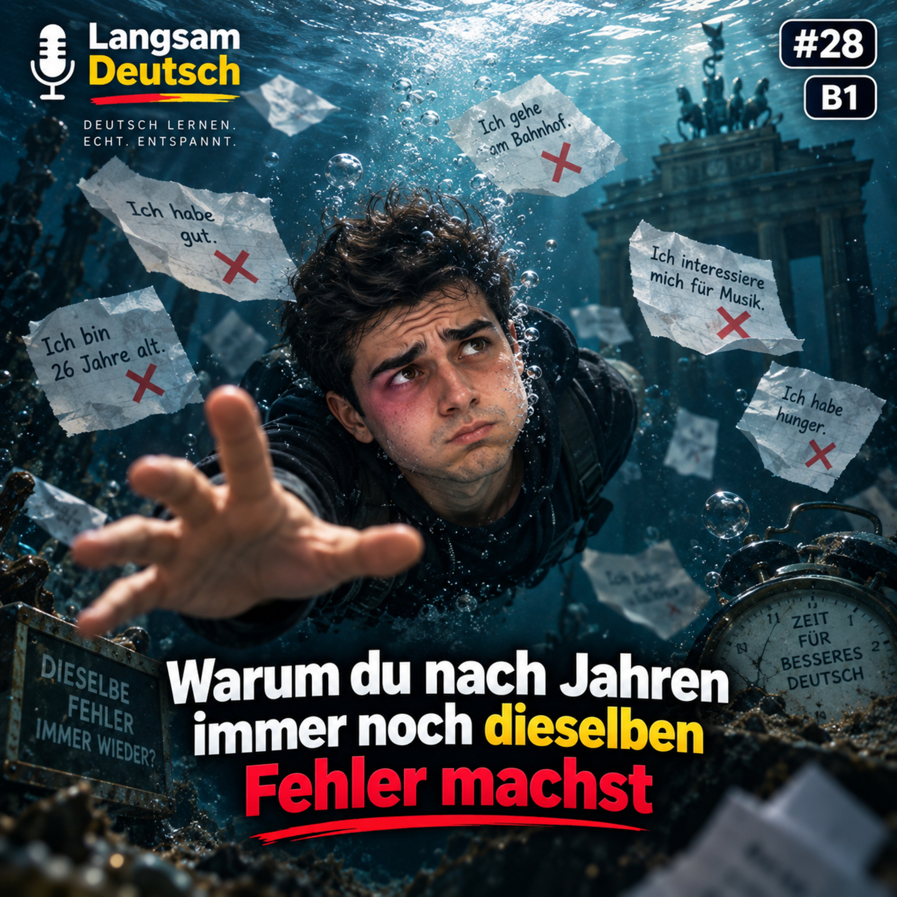 Warum du nach Jahren immer noch dieselben Fehler machst | Deutsch lernen B1