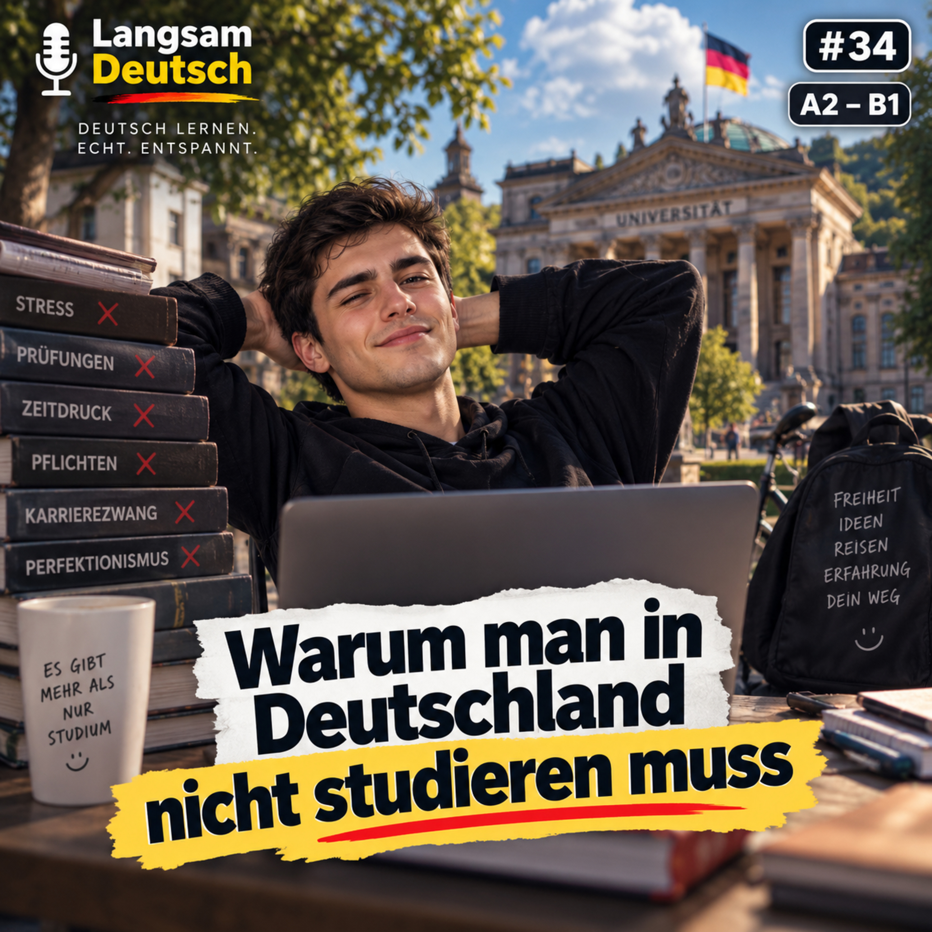 Warum man in Deutschland nicht studieren muss | Deutsch lernen A2/B1