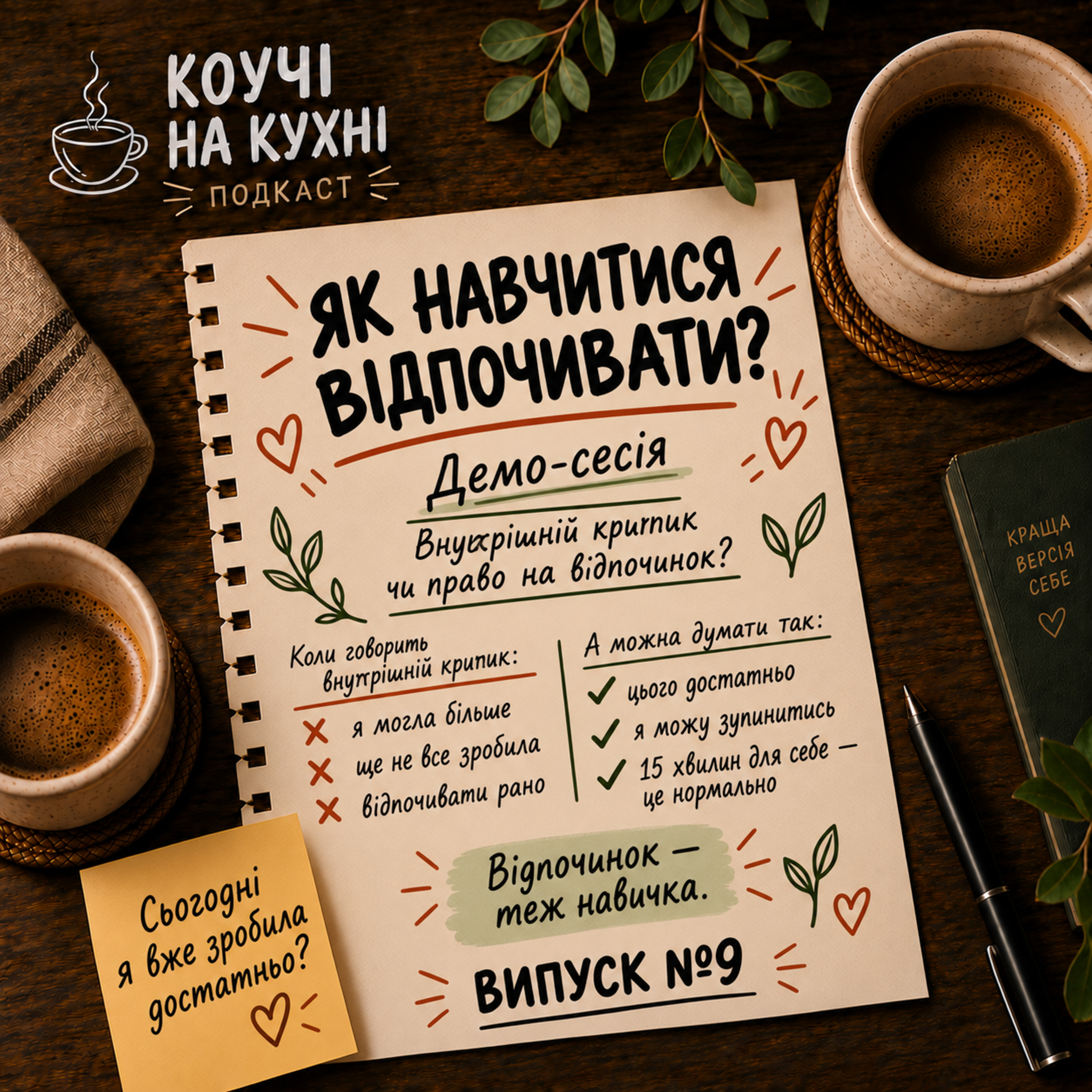 Як навчитися відпочивати? Демо-сесія