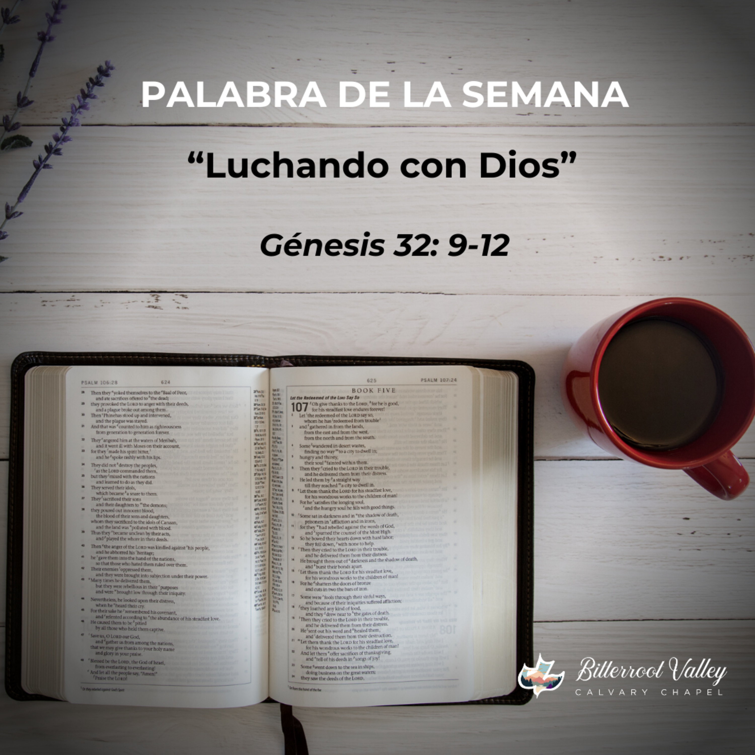 Palabra de la Semana “Luchando Con Dios” Génesis 32:9-12 episode artwork