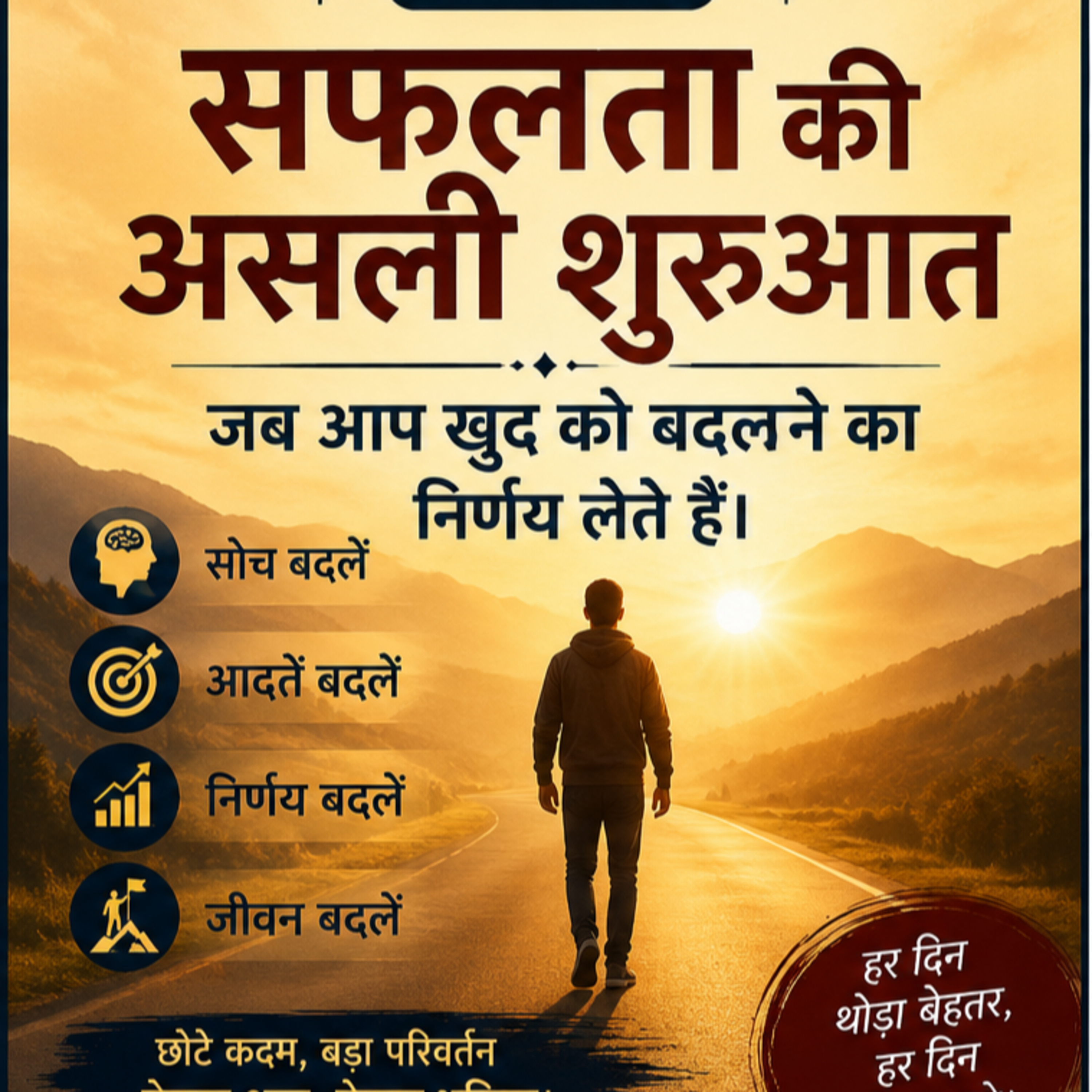 Episode 3: सफलता की असली शुरुआत - जब आप खुद को बदलने का निर्णय लेते हैं episode artwork