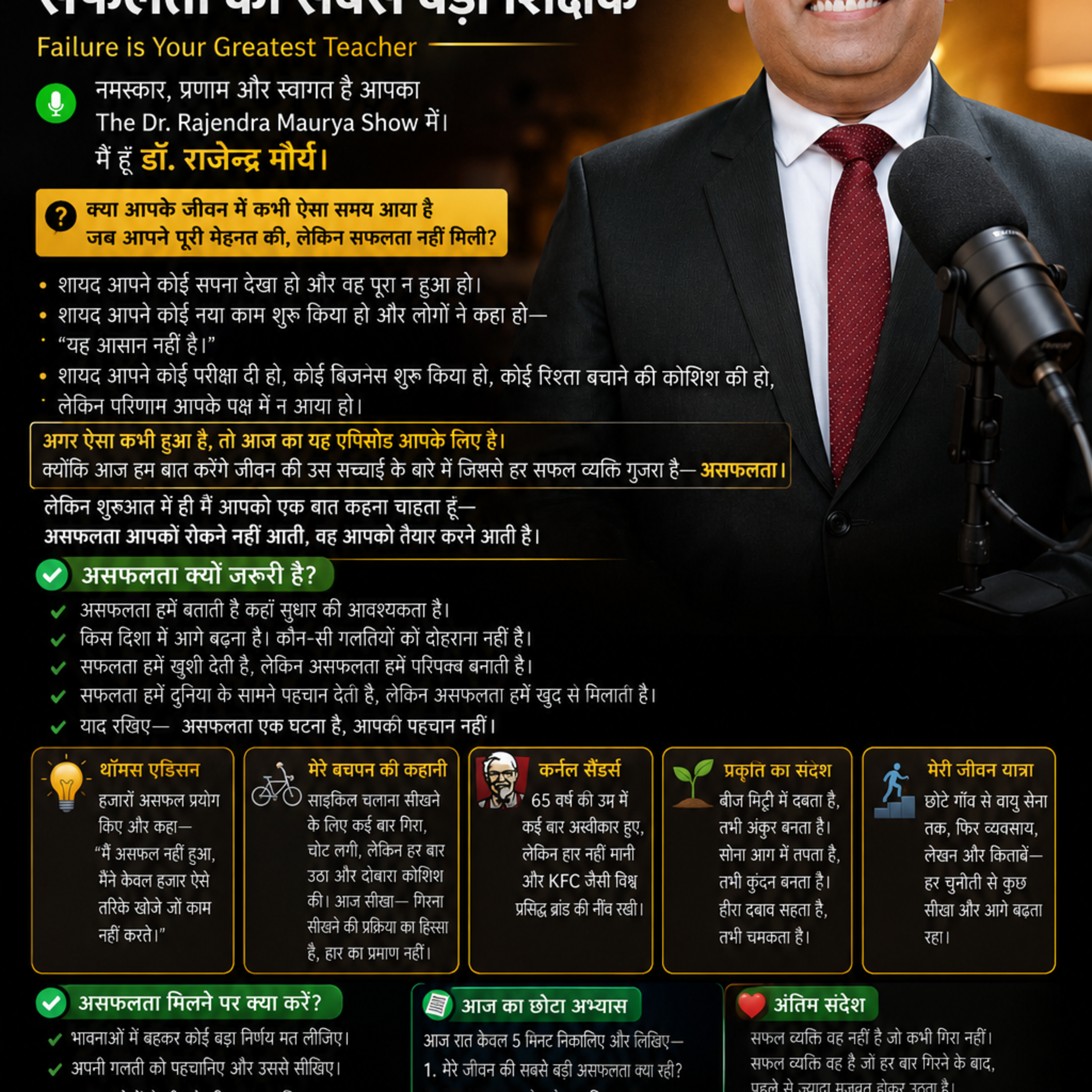 Episode 5 असफलता: सफलता की सबसे बड़ी शिक्षक | Failure is Your Greatest Teacher episode artwork