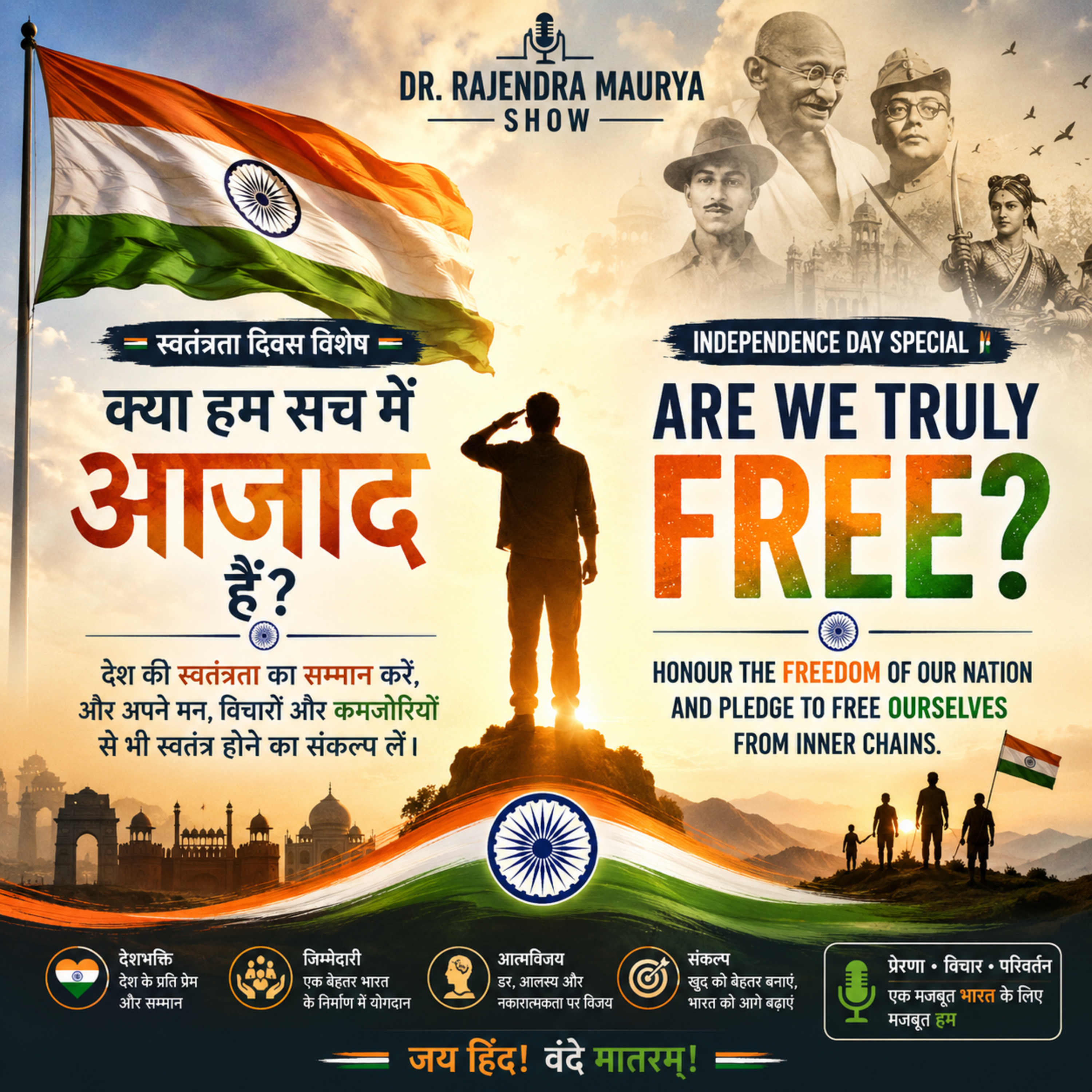 Podcast : स्वतंत्रता दिवस विशेष Independence day Special  episode artwork